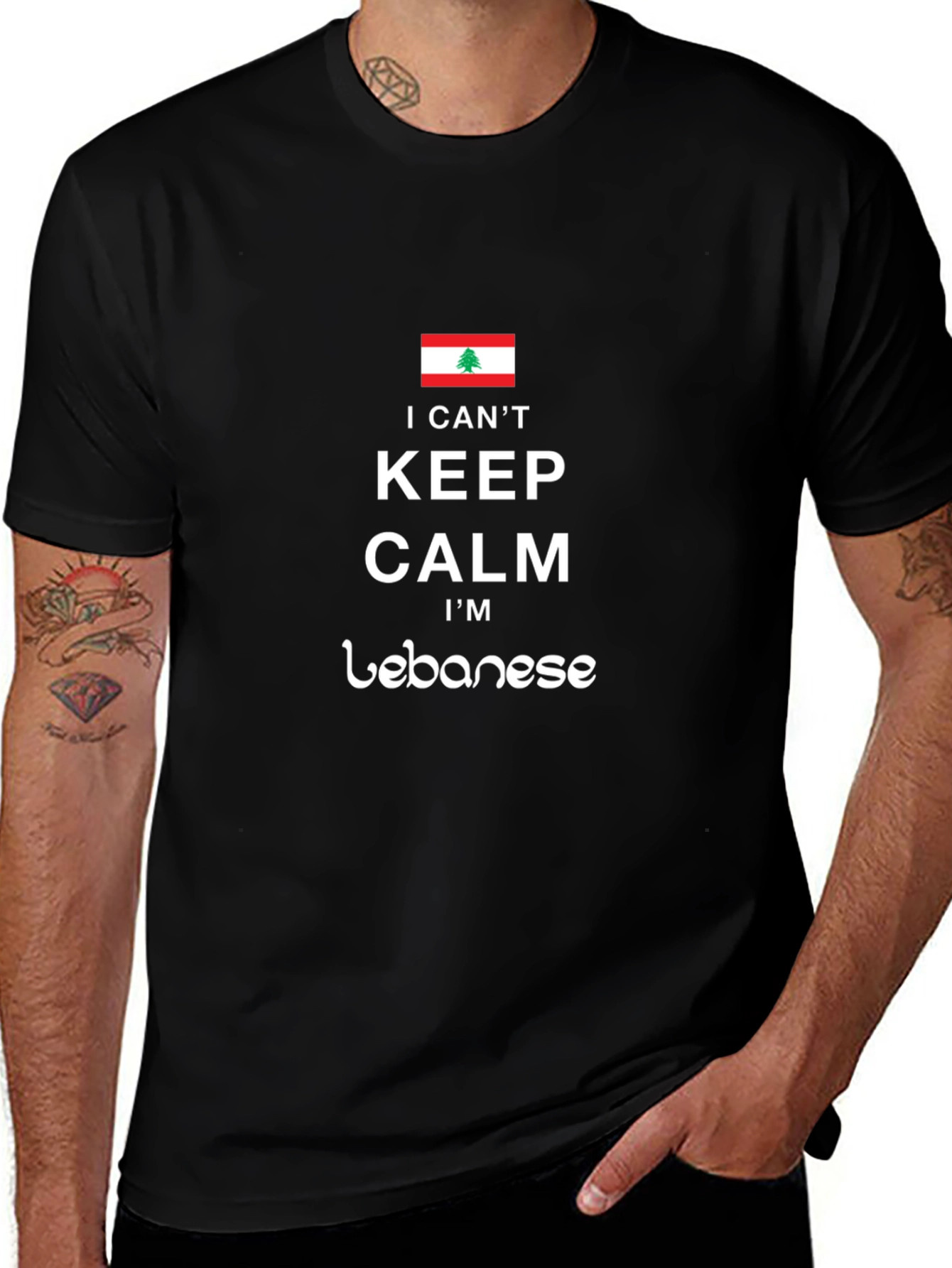 I Cant Keep Calm Im Lebanese T-Shirt