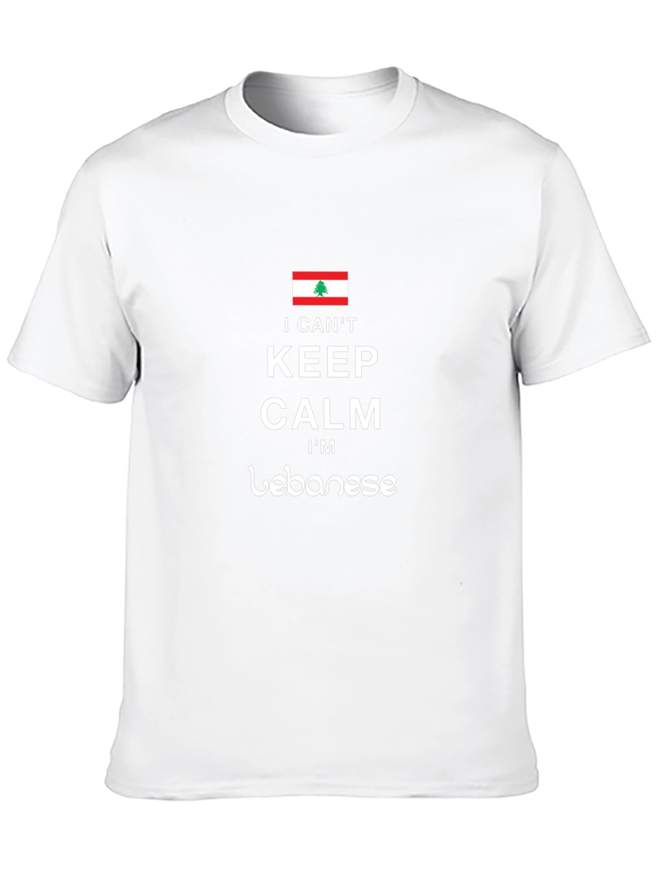 I Cant Keep Calm Im Lebanese T-Shirt