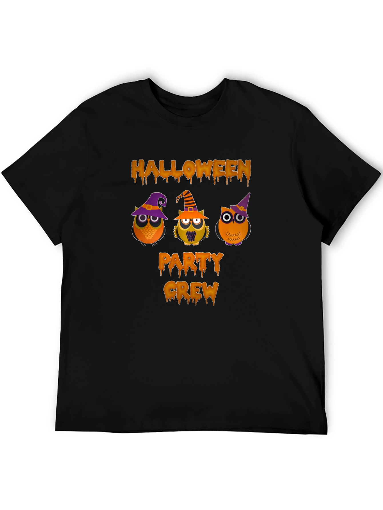 Halloween Party Crew Owl T-Shirt