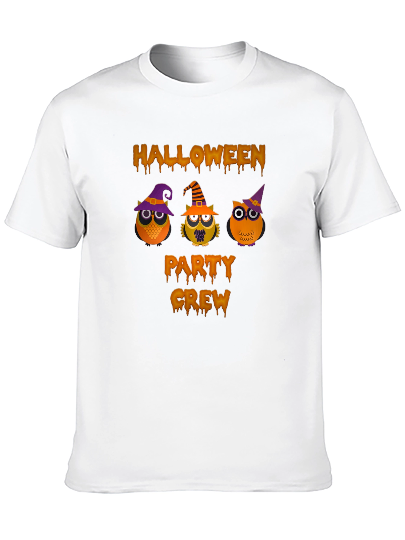Halloween Party Crew Owl T-Shirt