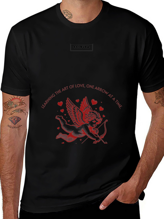 Cupids Arrow Graphic Tee - Black