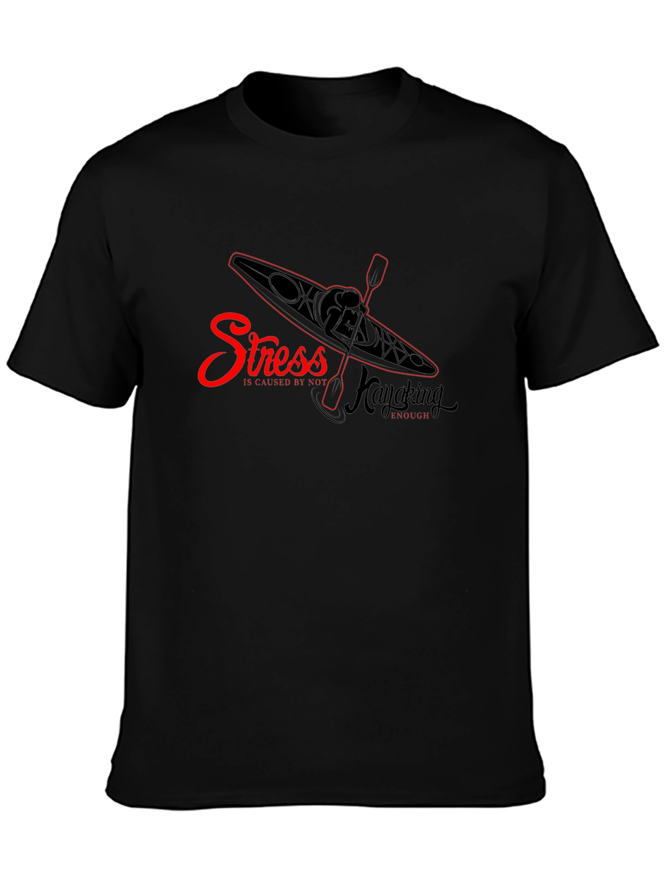Kayaking Lovers T-Shirt: Stress Relief Design