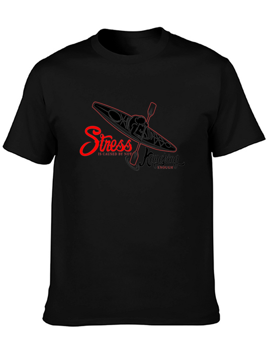 Kayaking Lovers T-Shirt: Stress Relief Design