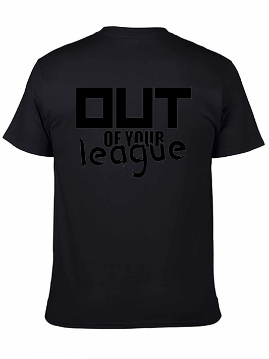Out of Your League Black Graphic Tee