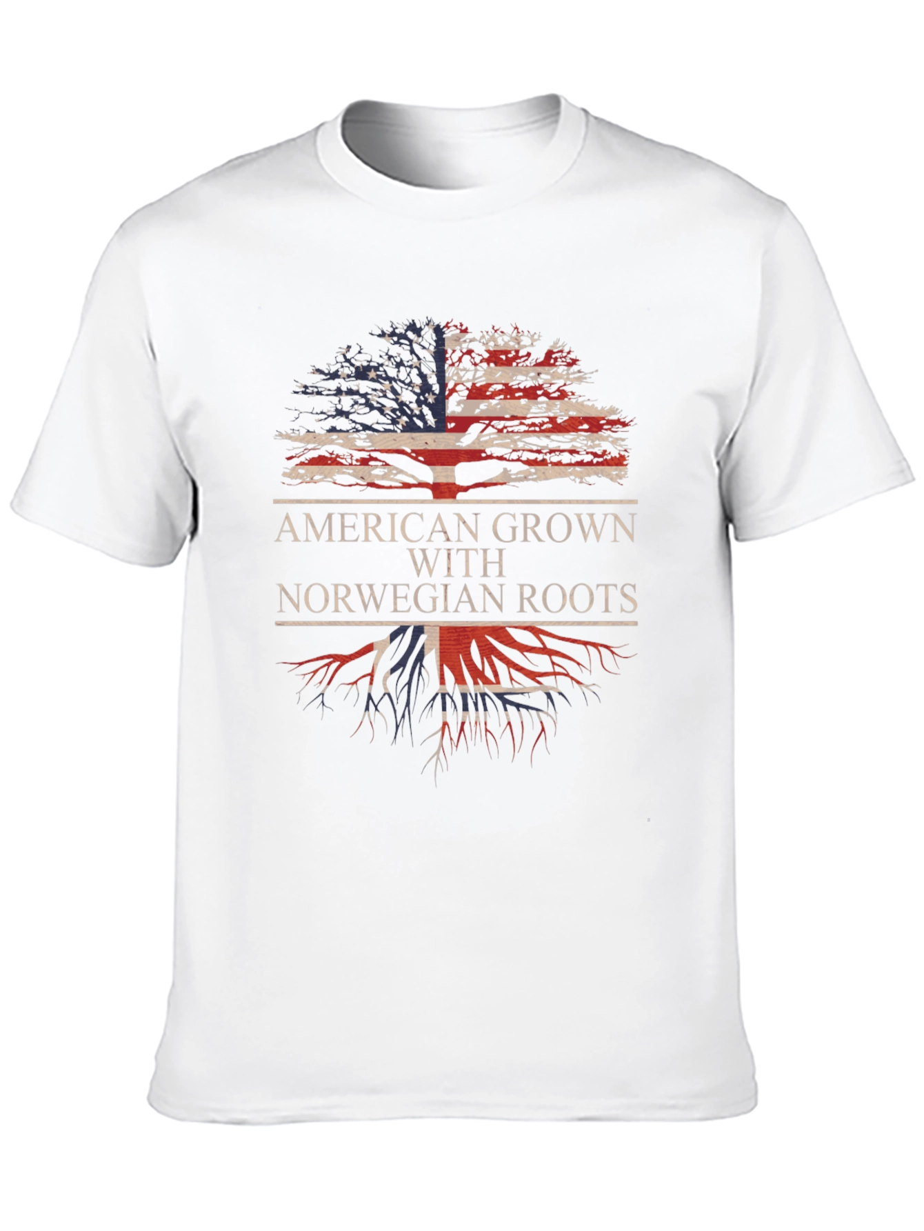 American Grown with Norwegian Roots T-Shirt