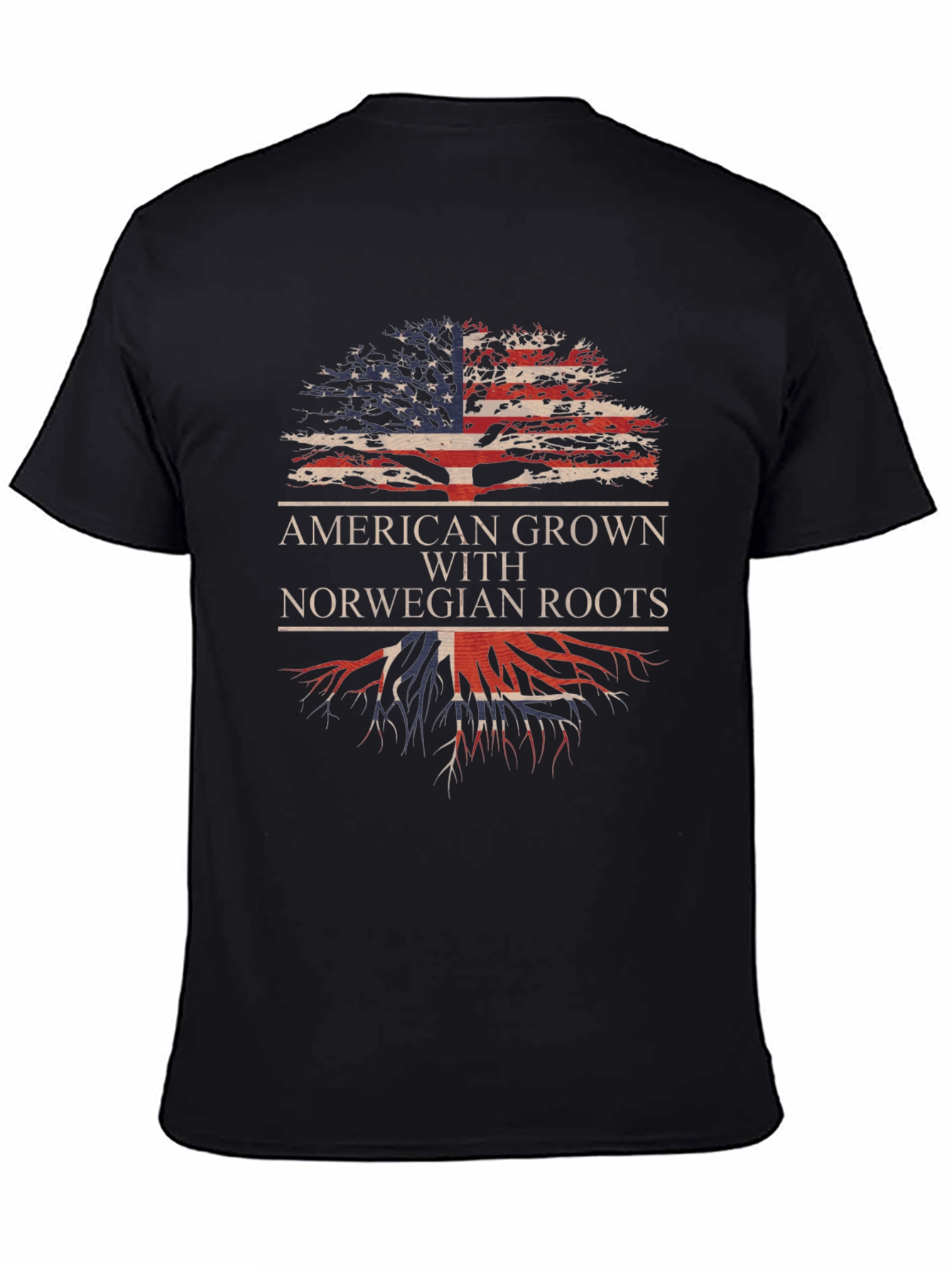 American Grown with Norwegian Roots T-Shirt