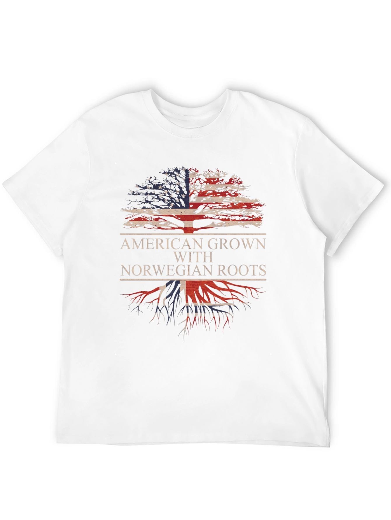 American Grown with Norwegian Roots T-Shirt