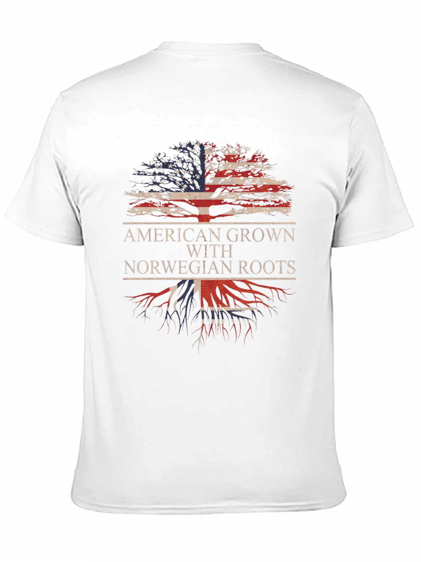 American Grown with Norwegian Roots T-Shirt