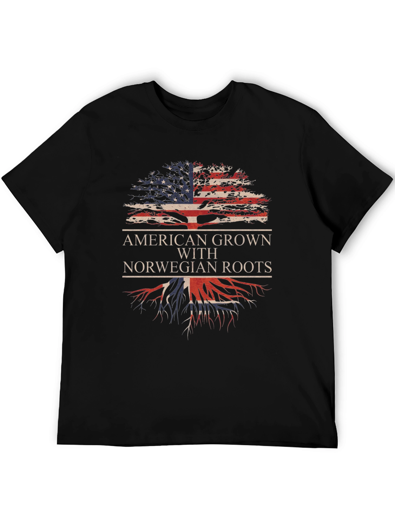 American Grown with Norwegian Roots T-Shirt