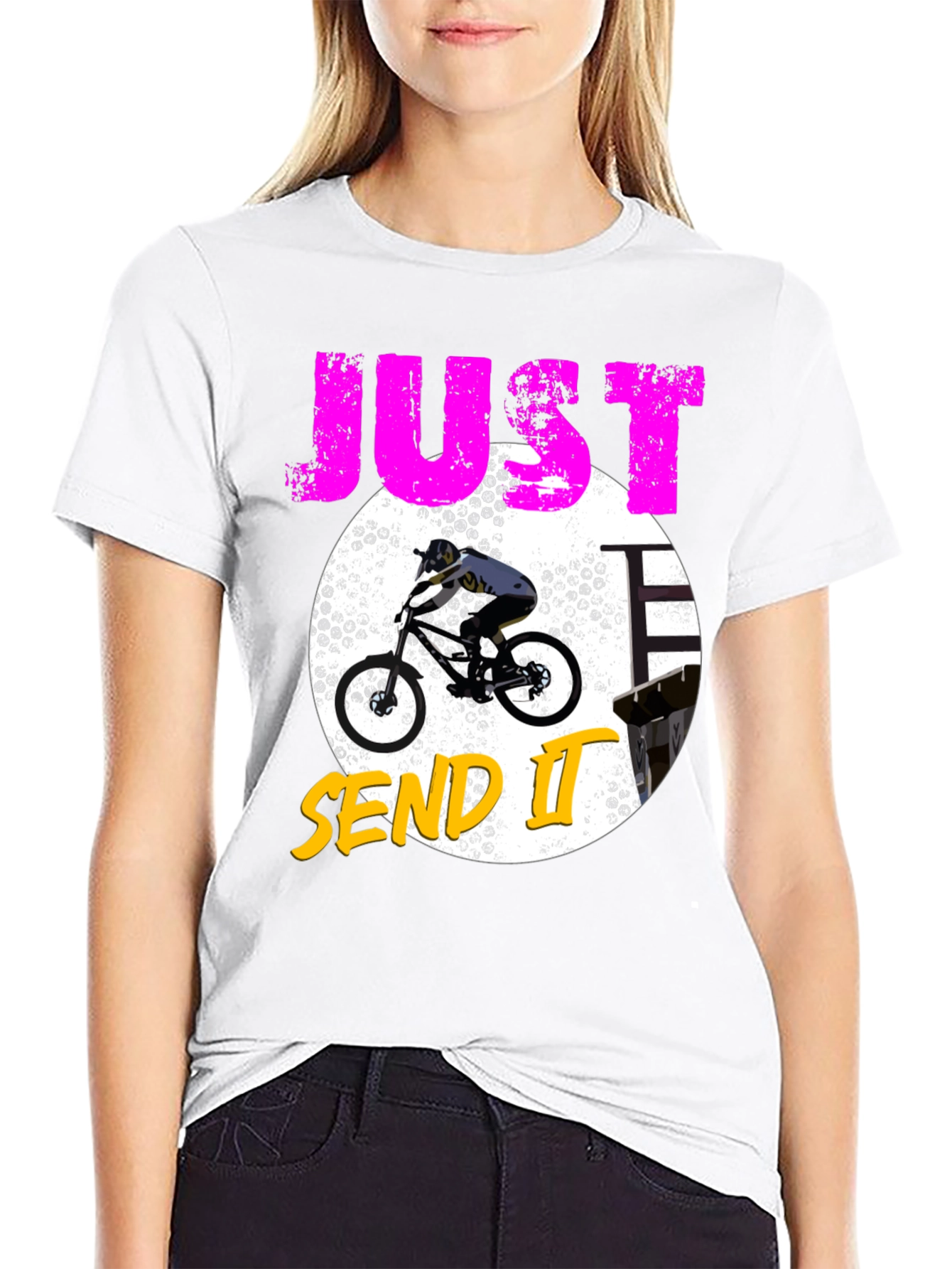 Just Send It Mountain Biking T-Shirt