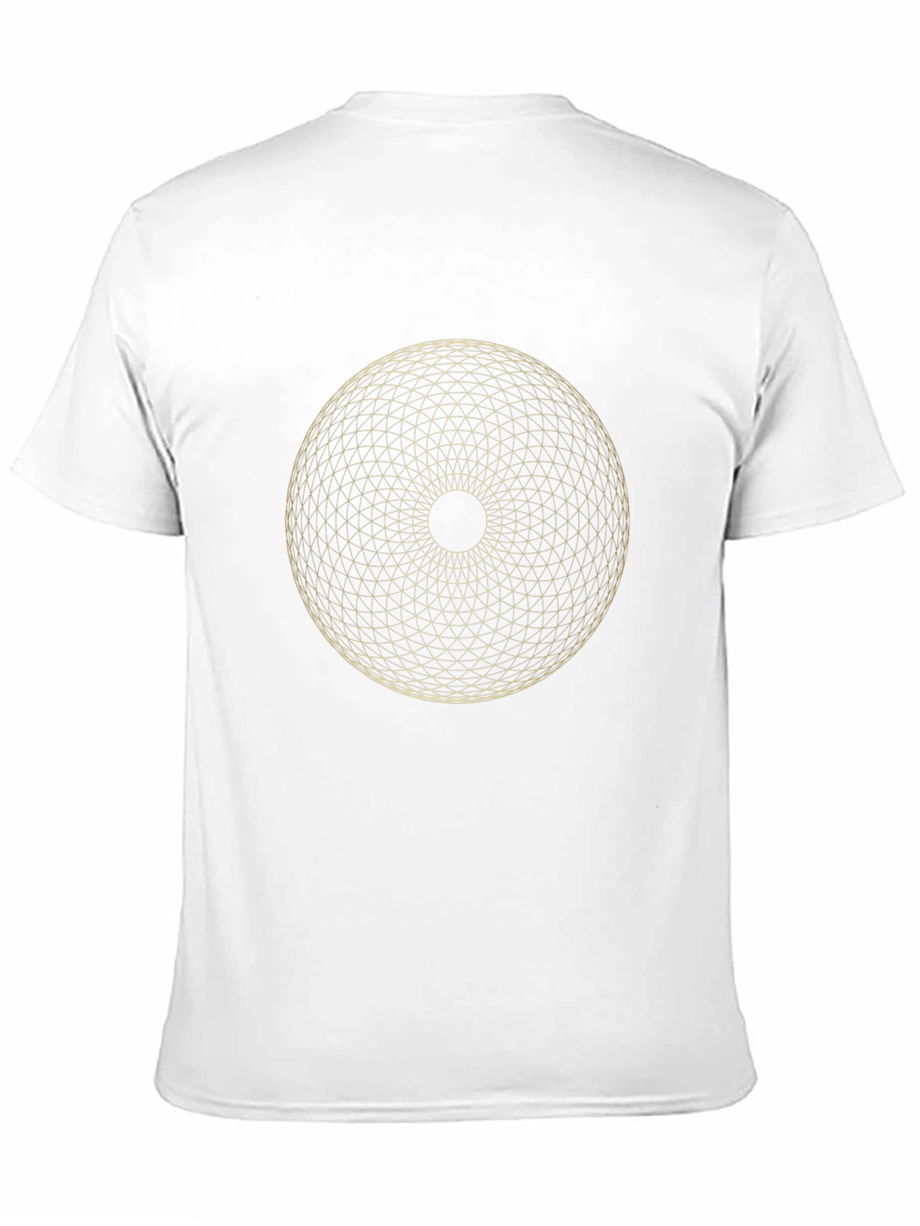 Geometric Orb Graphic Tee - Black Cotton T-Shirt