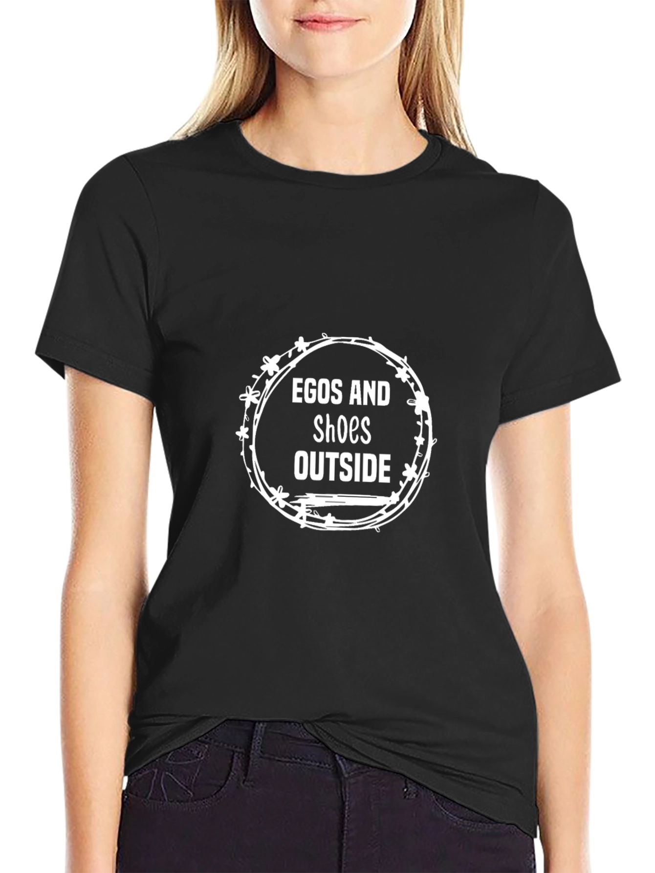 Egos and Shoes Outside Graphic Tee