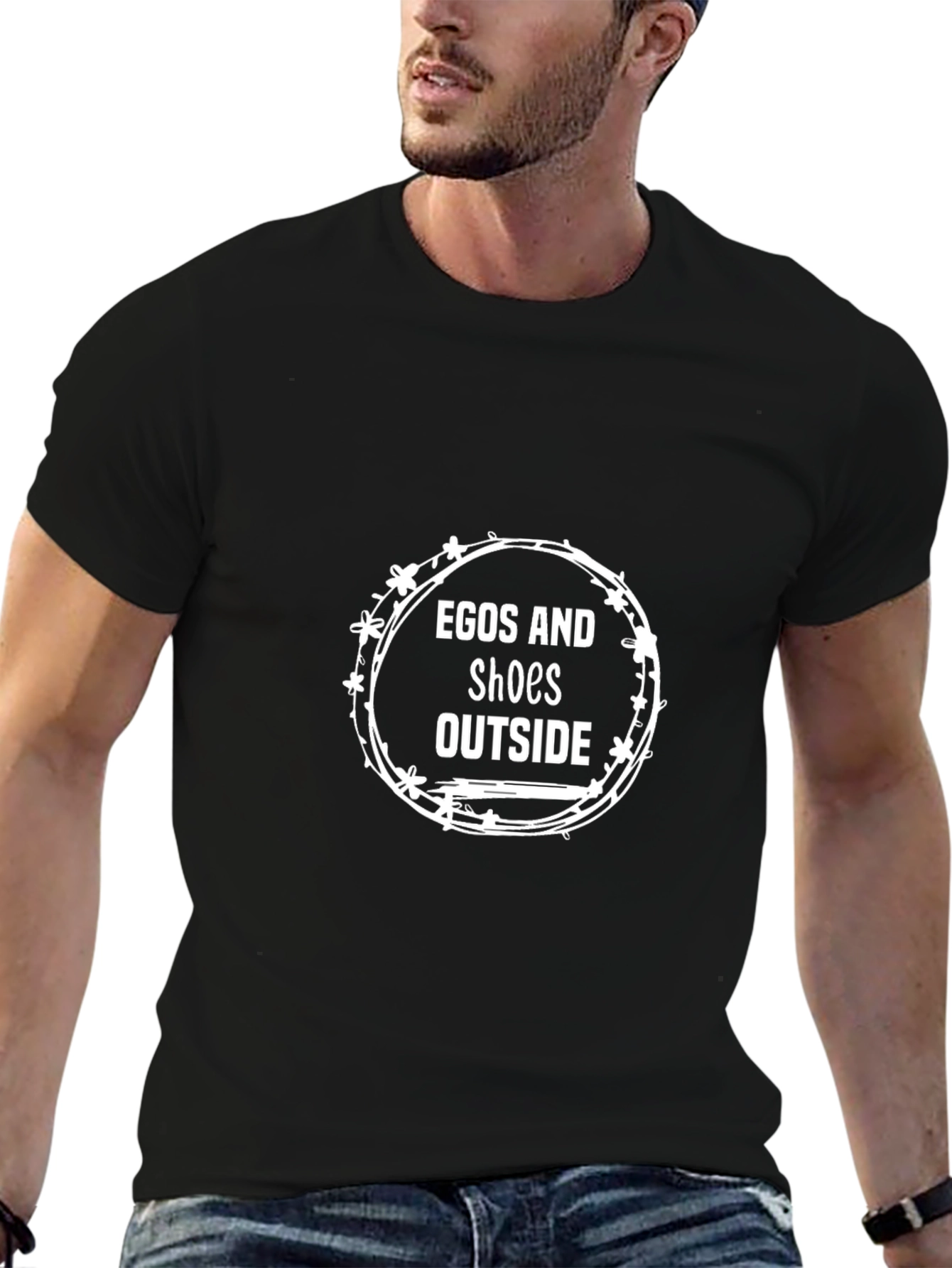 Egos and Shoes Outside Graphic Tee