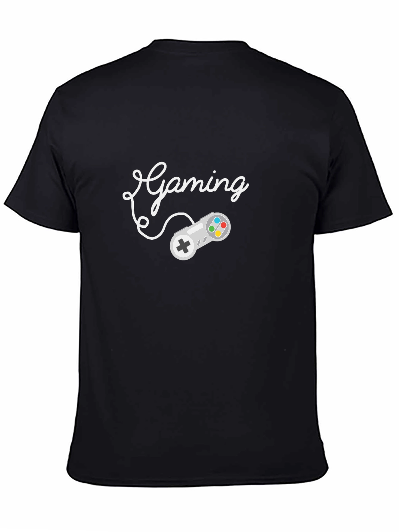 Gaming Controller Graphic Tee - Black