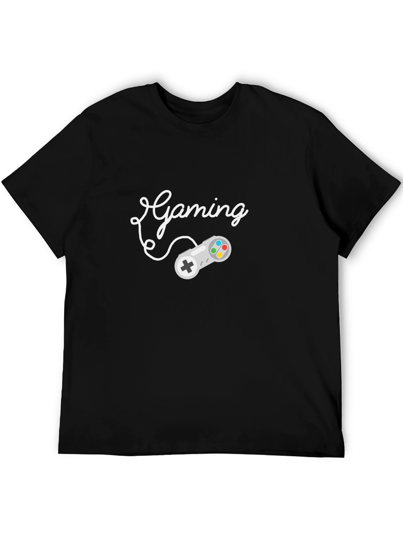 Gaming Controller Graphic Tee - Black