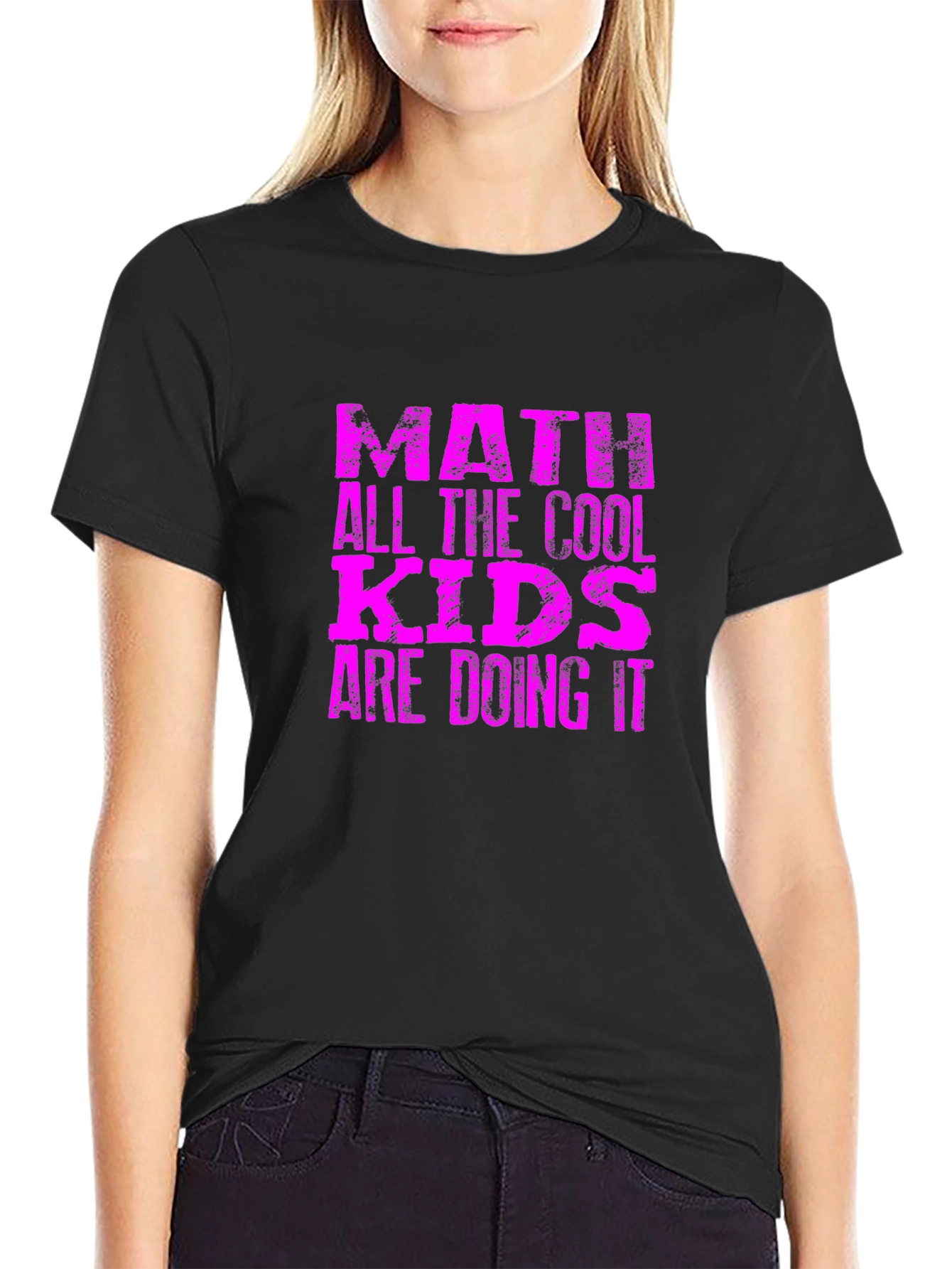 Cool Kids Math Graphic Tee - Black