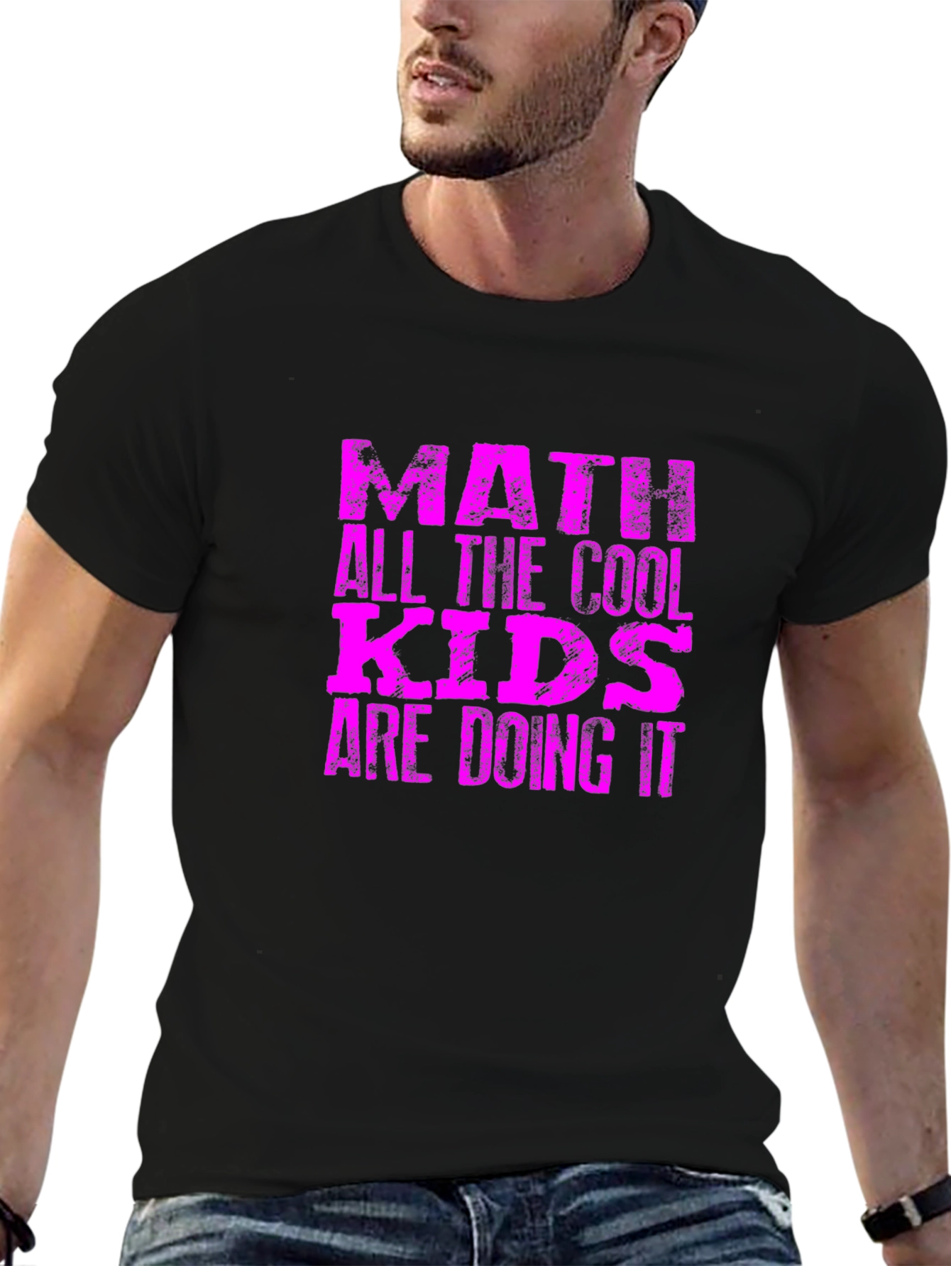Cool Kids Math Graphic Tee - Black