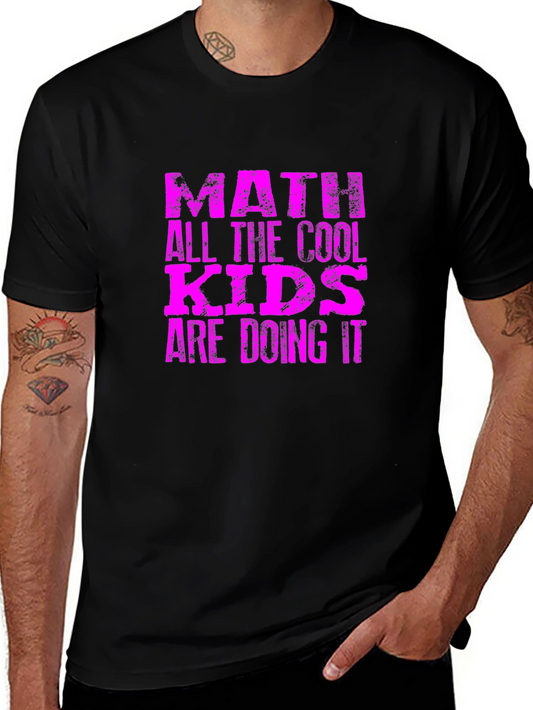 Cool Kids Math Graphic Tee - Black