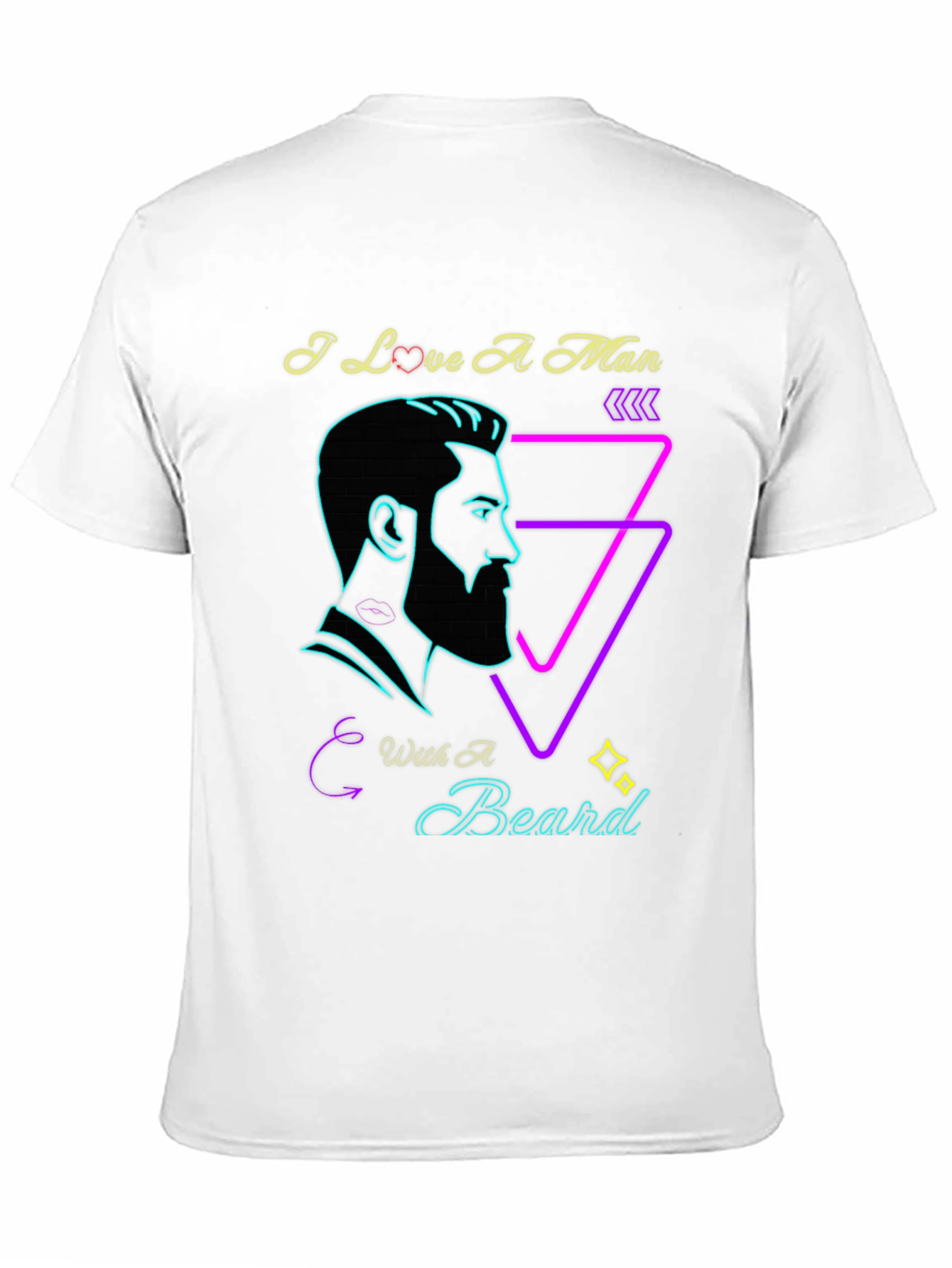 I Love A Man With A Beard Graphic Tee