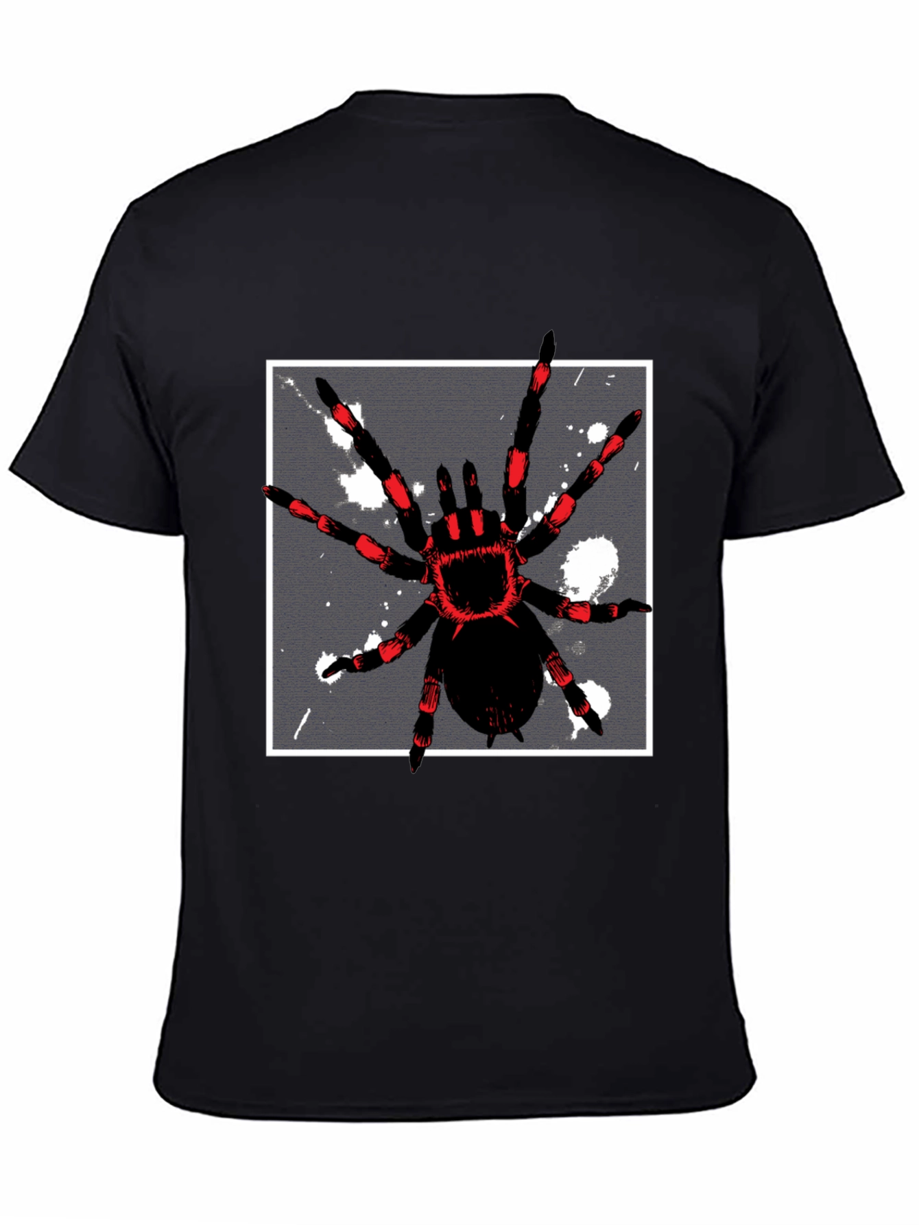 Spider Graphic Tee - Mens Black T-Shirt