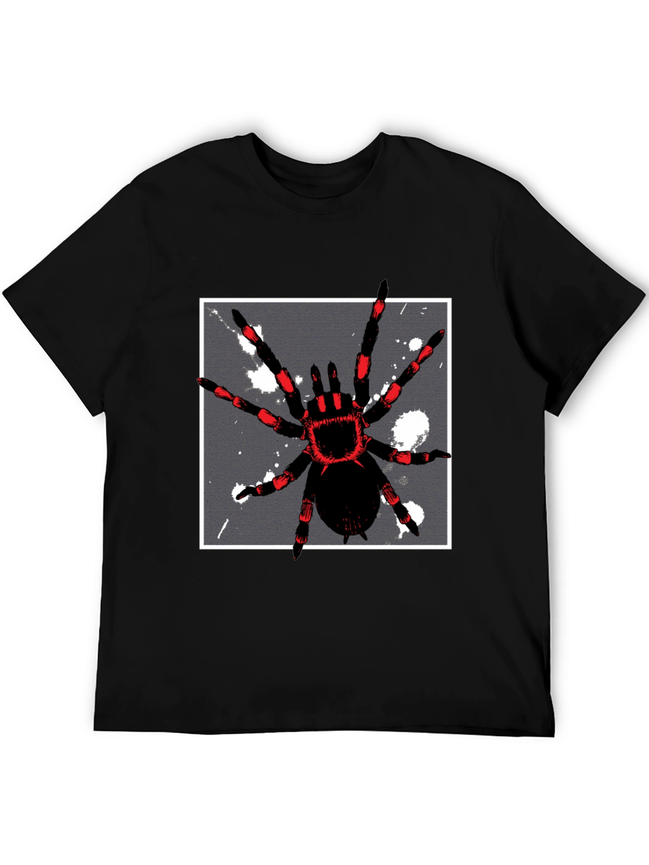 Spider Graphic Tee - Mens Black T-Shirt