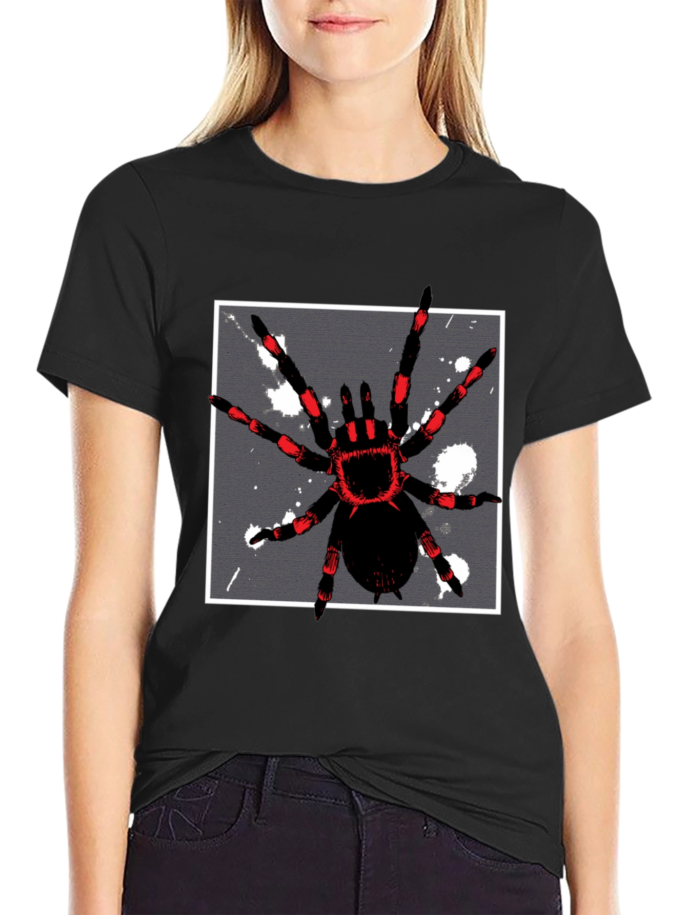 Spider Graphic Tee - Mens Black T-Shirt
