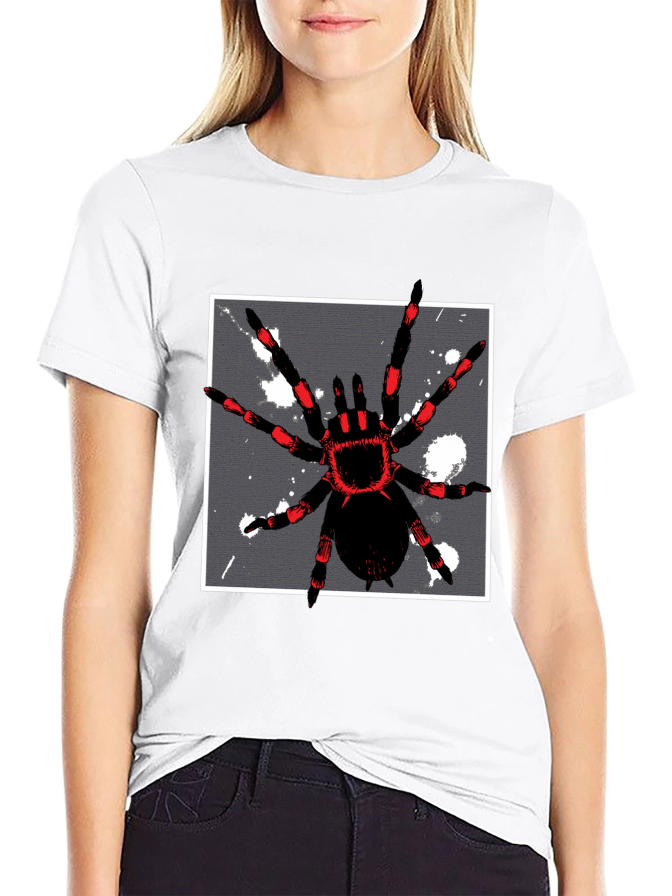 Spider Graphic Tee - Mens Black T-Shirt