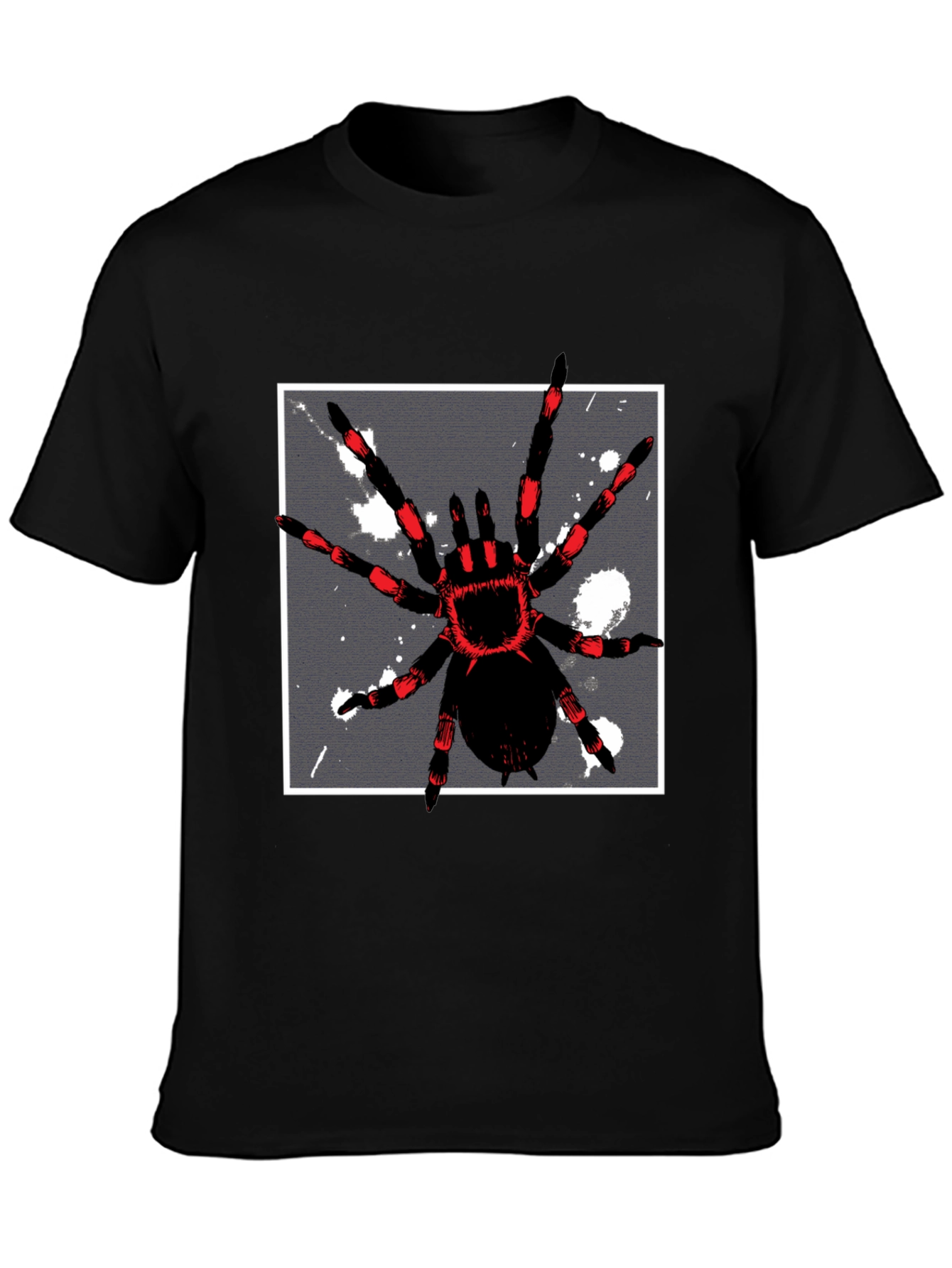 Spider Graphic Tee - Mens Black T-Shirt