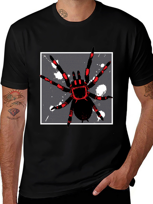Spider Graphic Tee - Mens Black T-Shirt