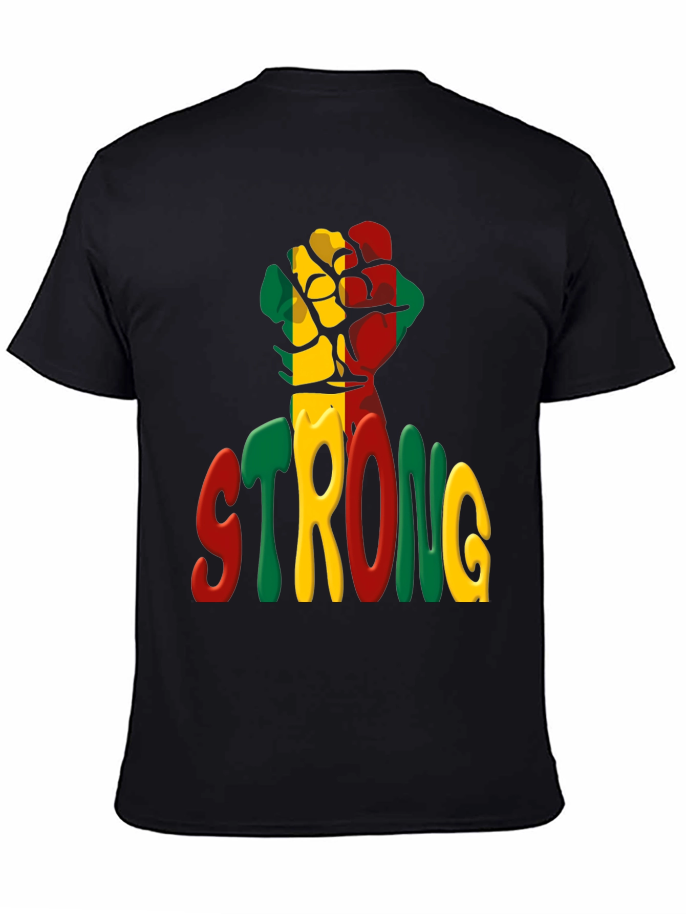 Strong Fist Graphic Tee - Black History T-Shirt