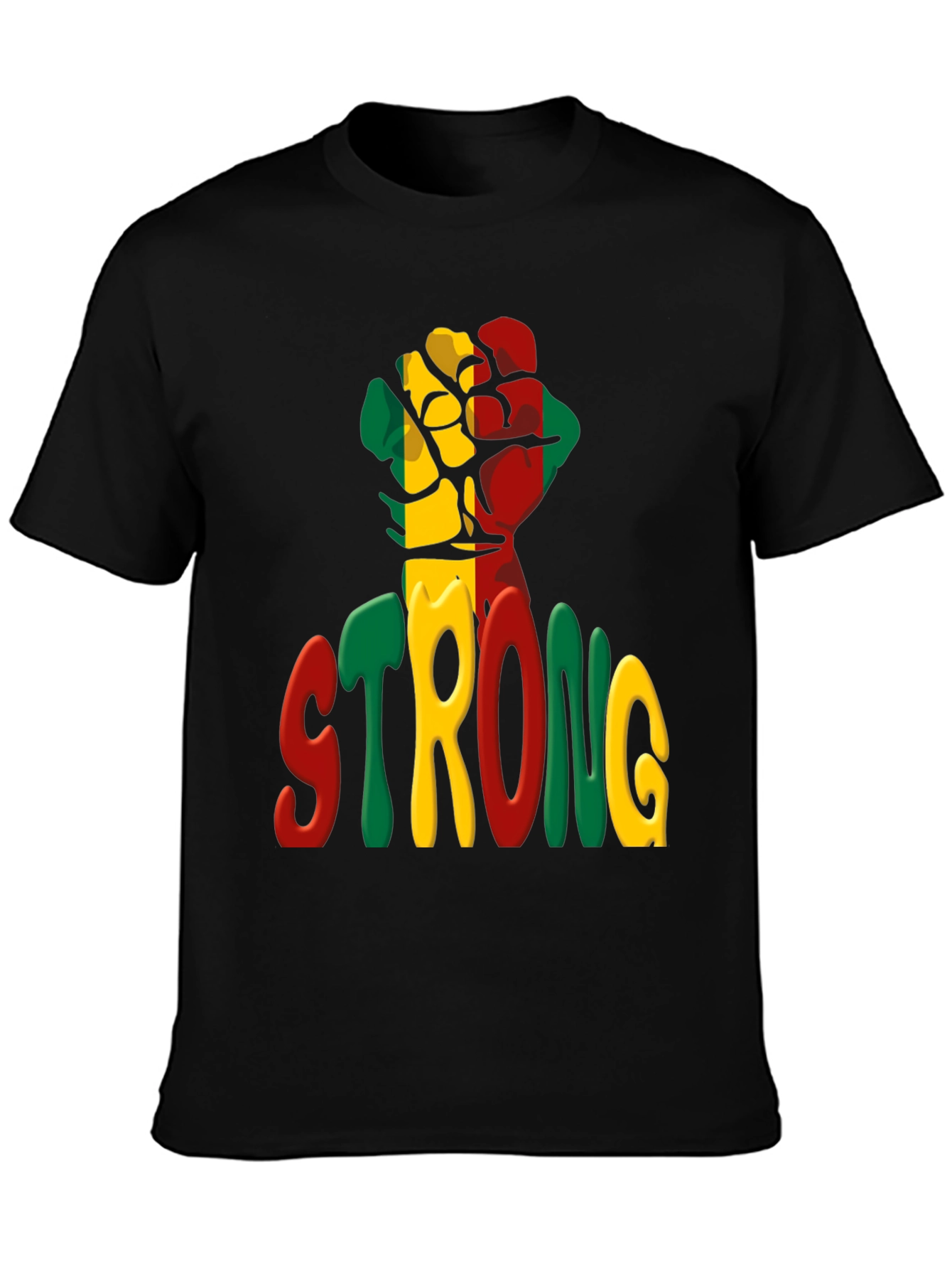 Strong Fist Graphic Tee - Black History T-Shirt