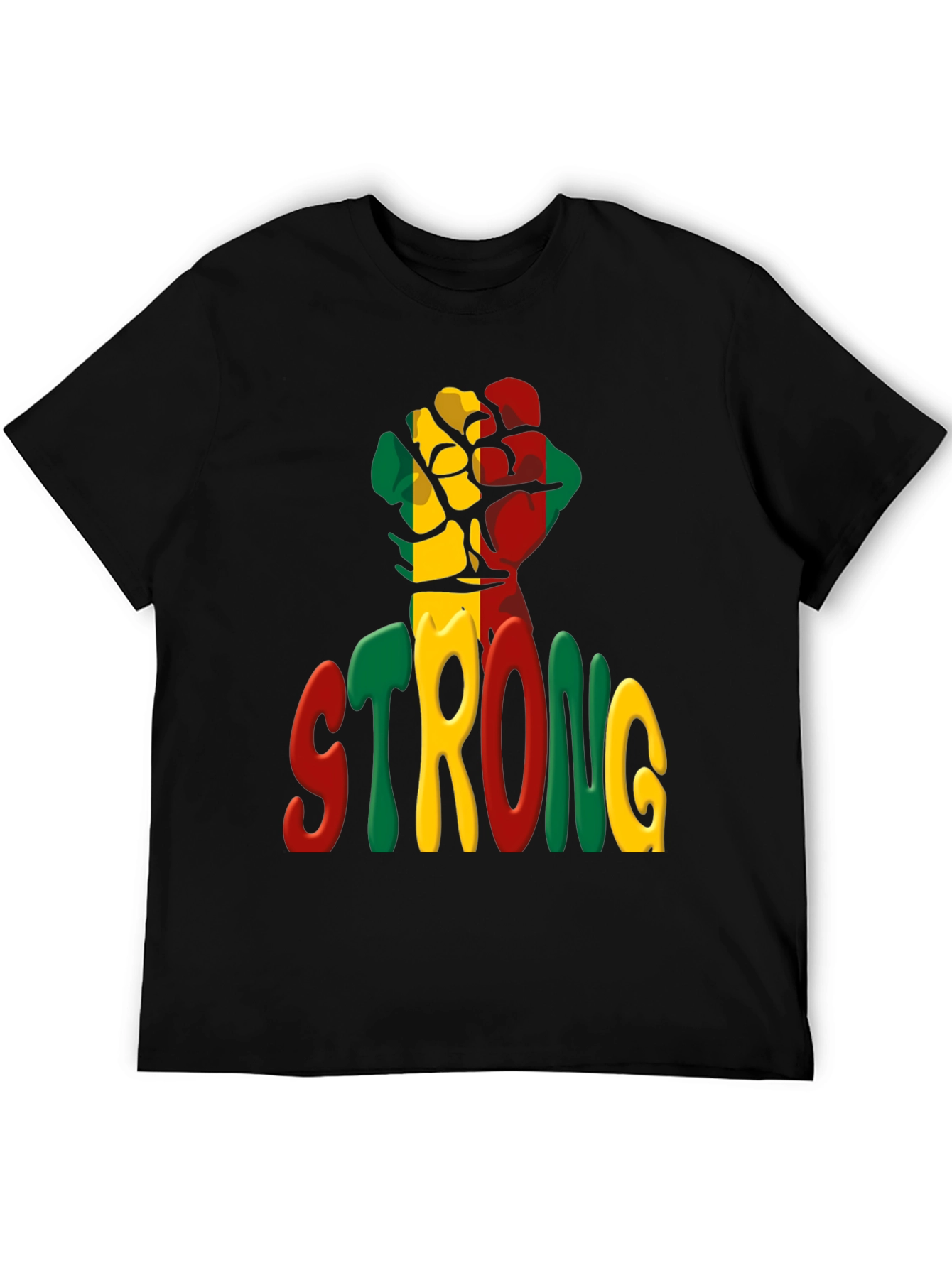 Strong Fist Graphic Tee - Black History T-Shirt