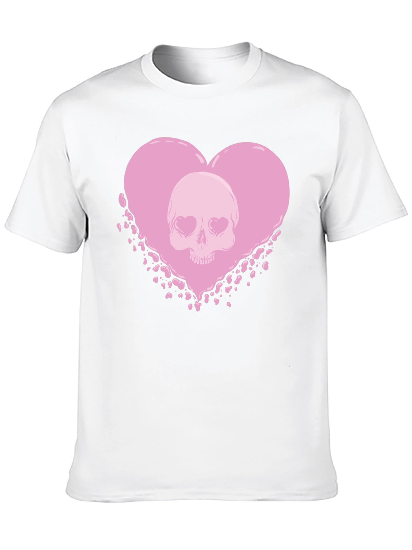 Skull Heart Graphic Tee - Dark Romance