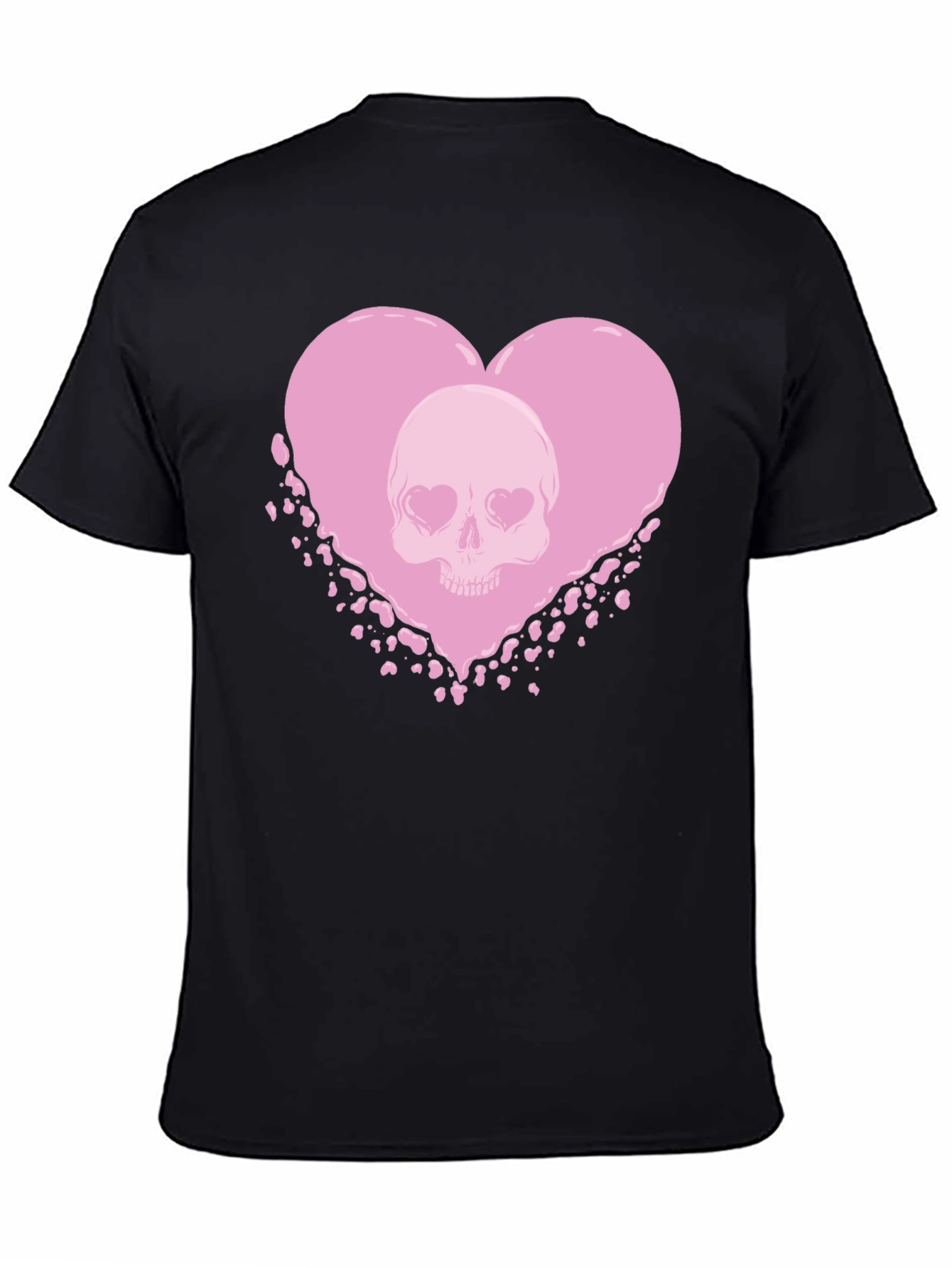 Skull Heart Graphic Tee - Dark Romance