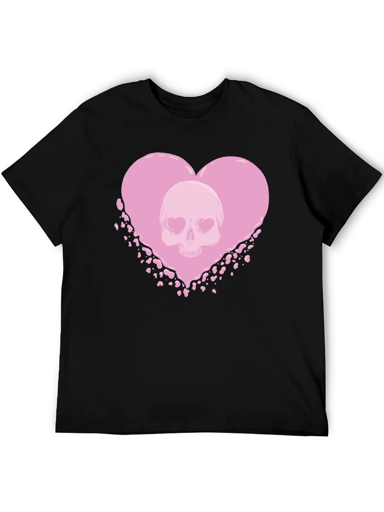 Skull Heart Graphic Tee - Dark Romance