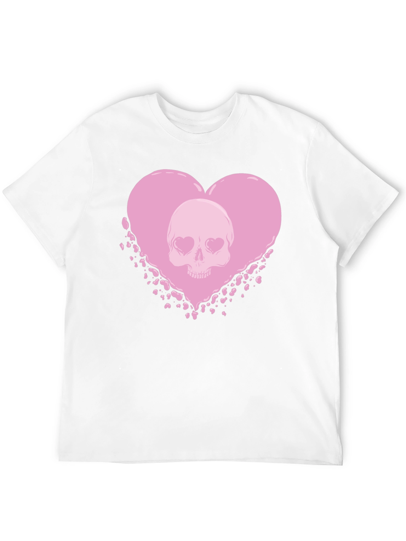 Skull Heart Graphic Tee - Dark Romance