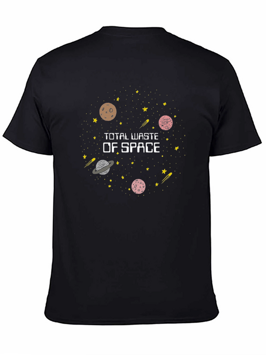 Total Waste of Space Graphic Tee - Black