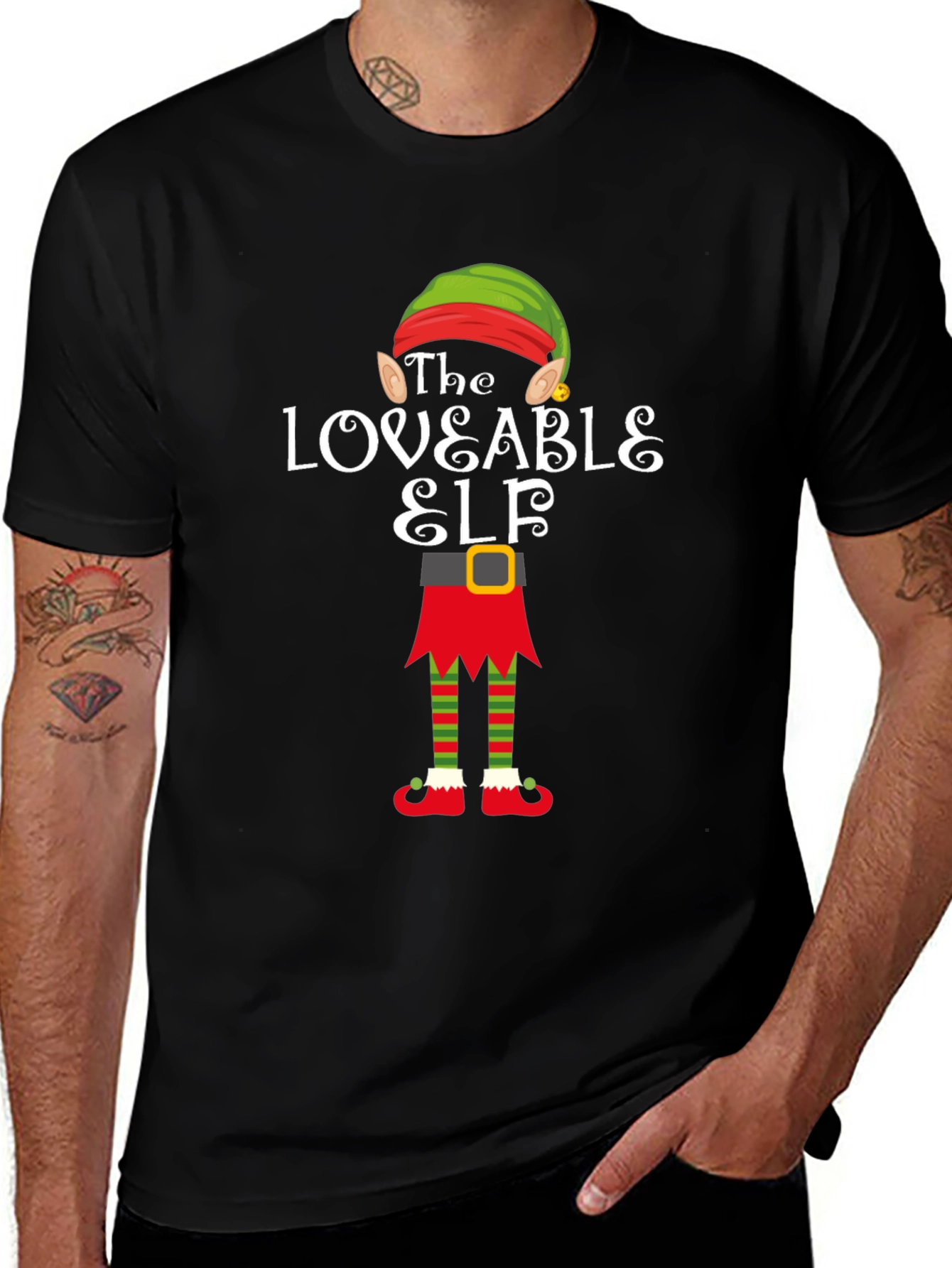 The Loveable Elf Holiday T-Shirt