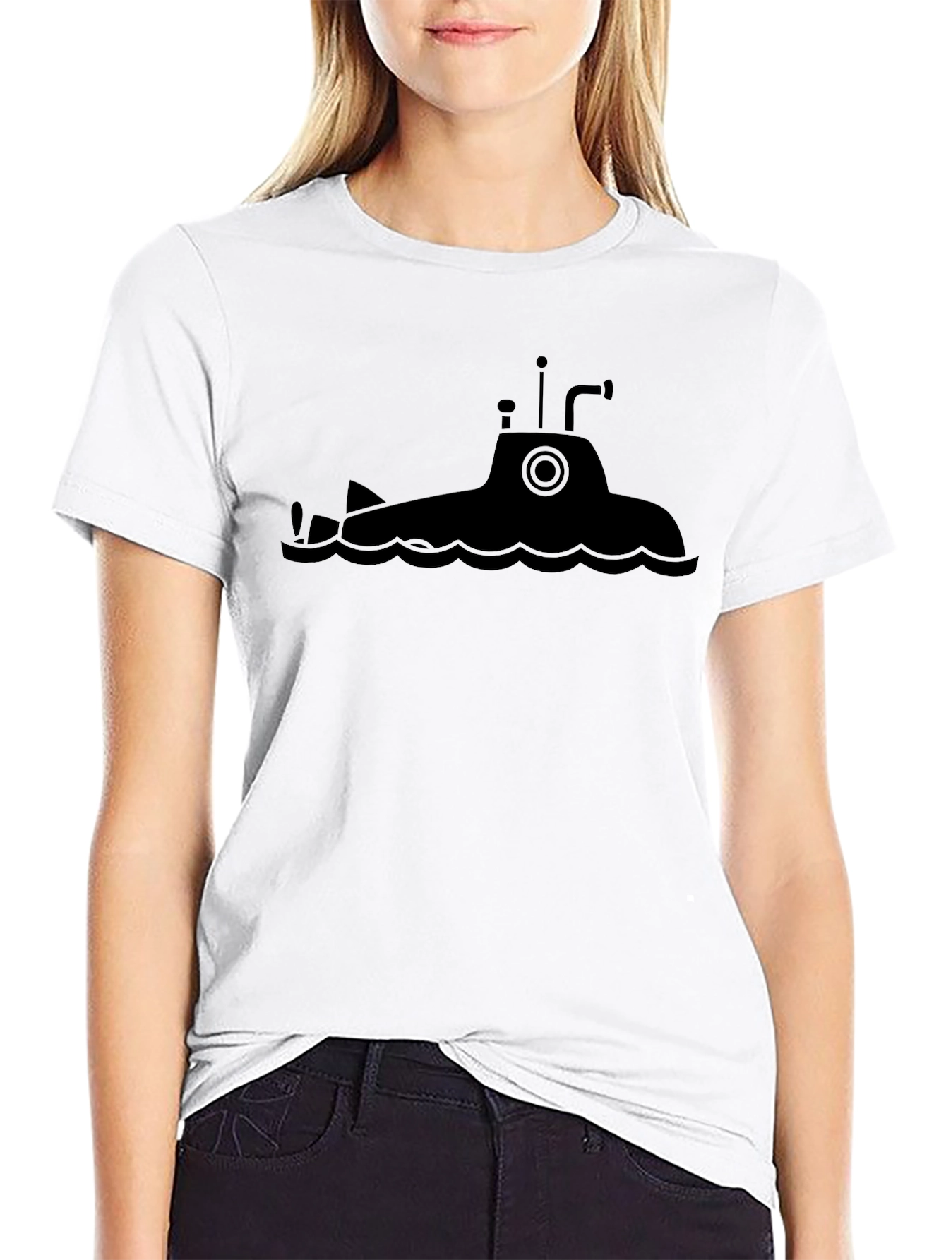 Submarine Graphic Tee - Mens Black T-Shirt