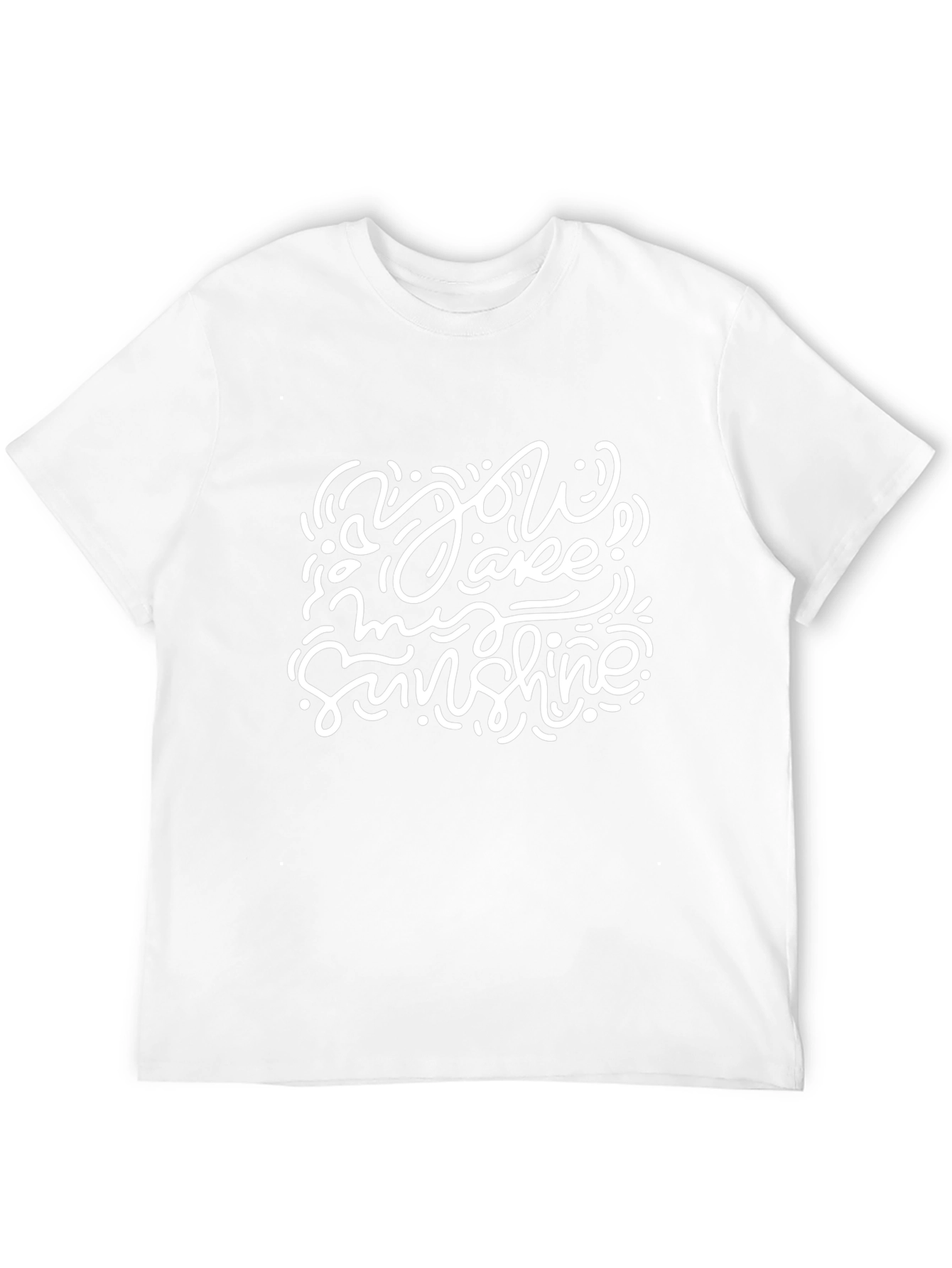 You Are My Sunshine Black Graphic Tee