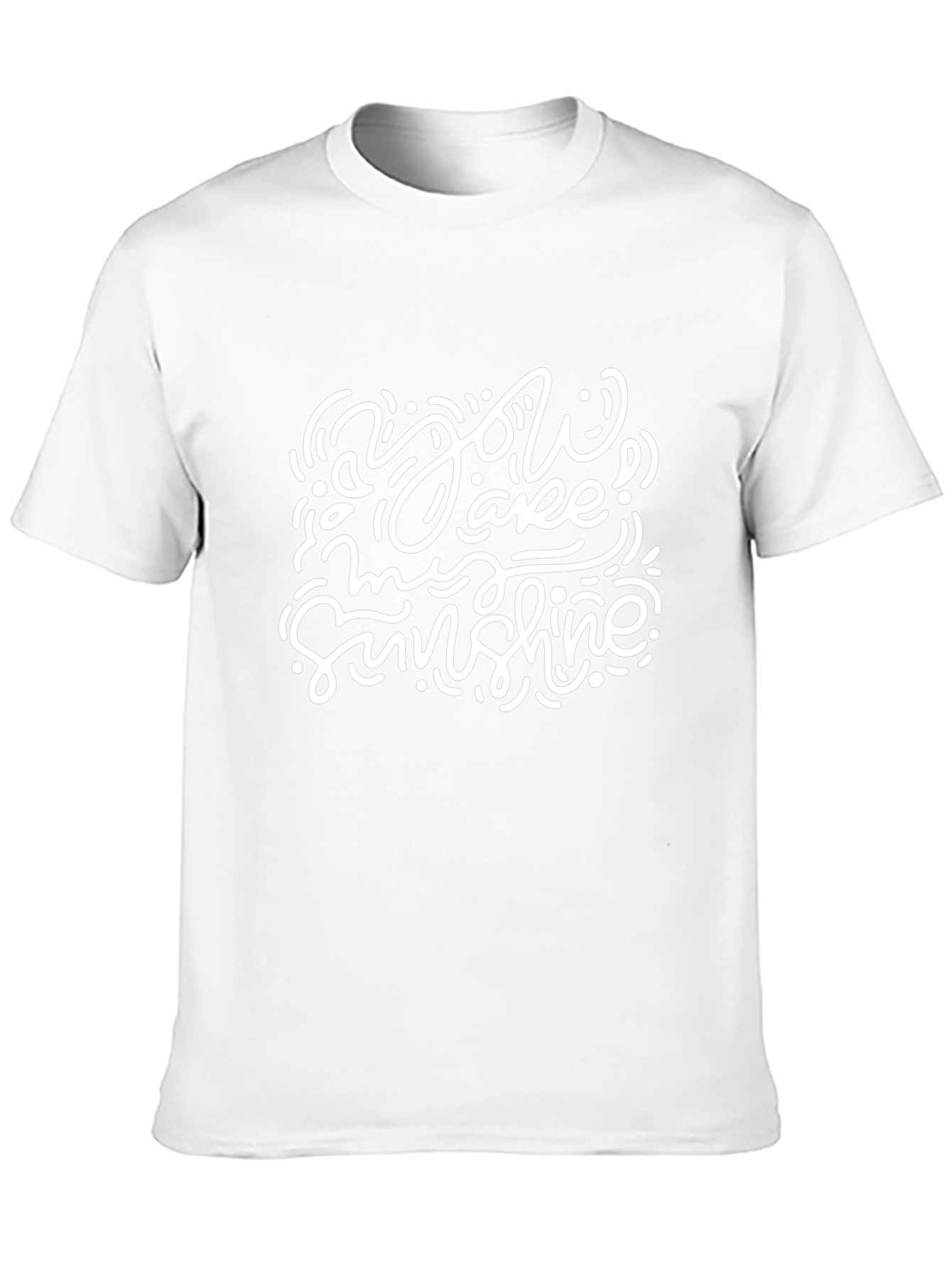 You Are My Sunshine Black Graphic Tee