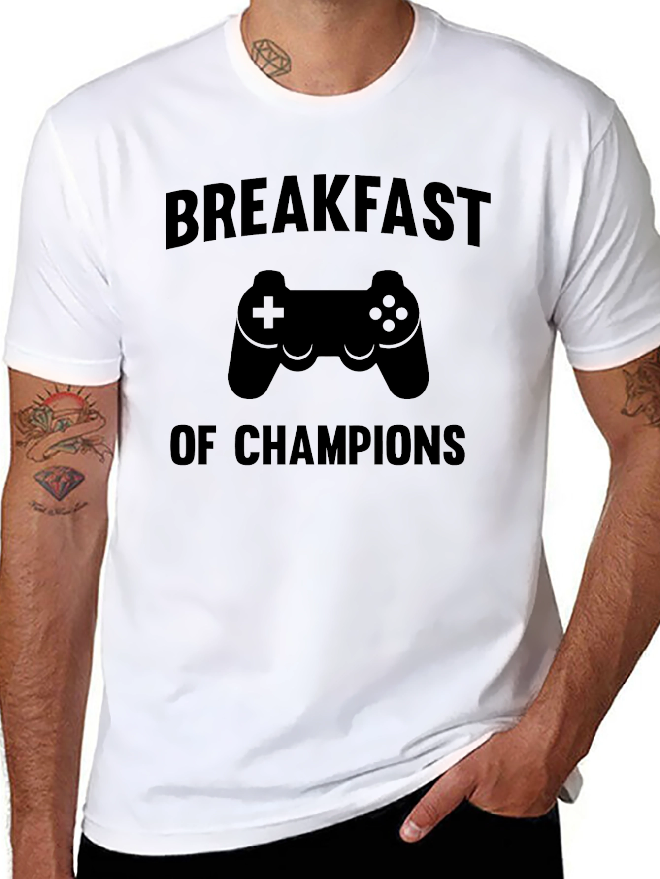 Breakfast of Champions Gaming T-Shirt