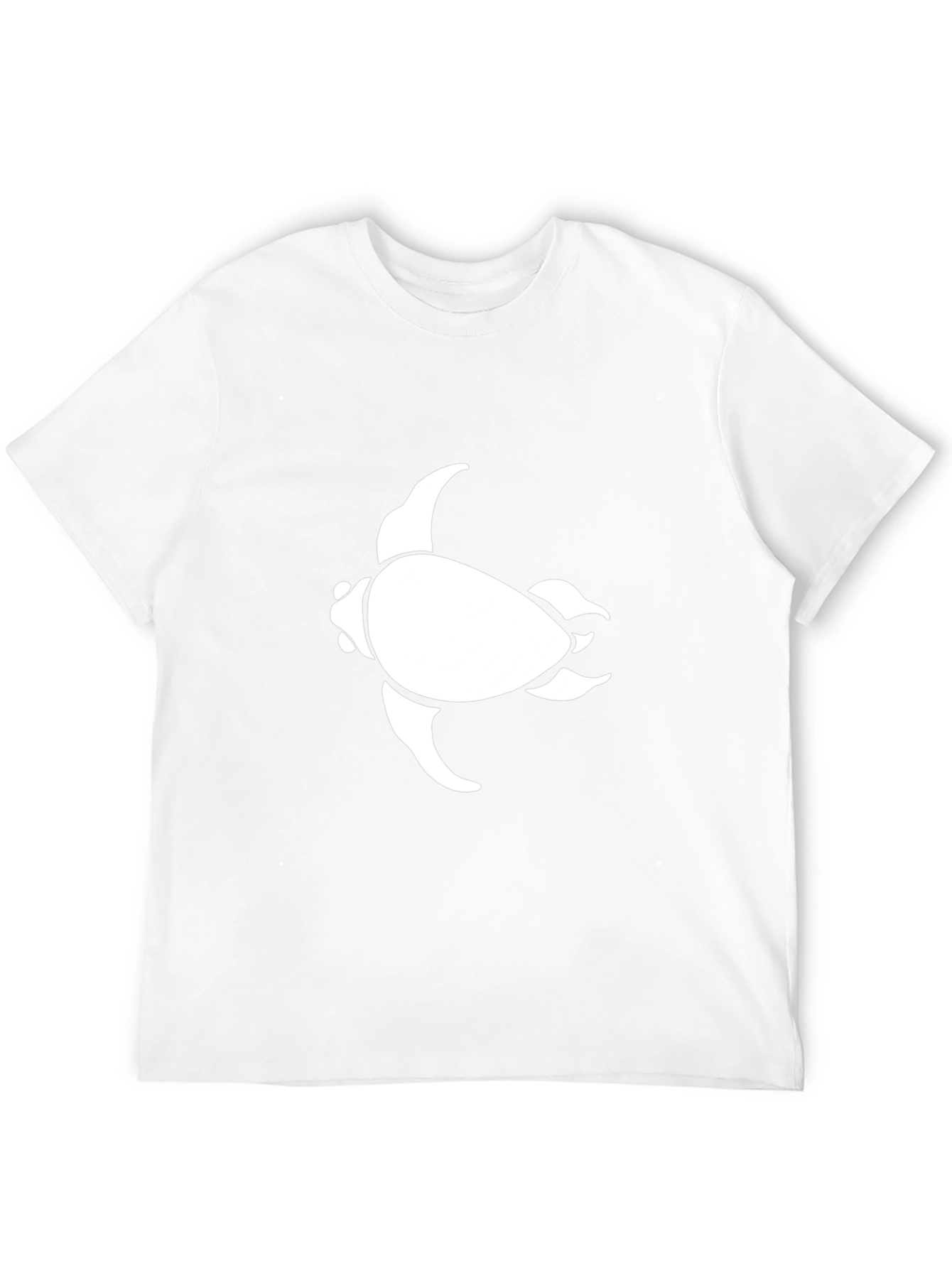 Sea Turtle Graphic Tee - Black Cotton Blend