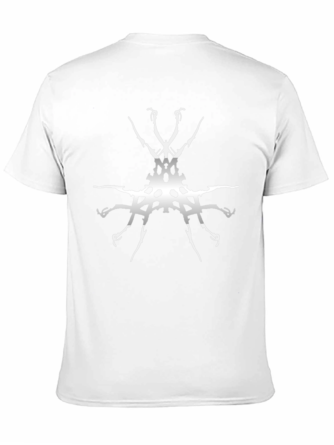 Abstract Graphic Tee - Black Cotton Blend