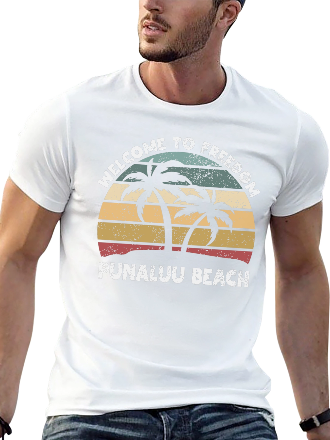 Punaluu Beach Graphic T-Shirt