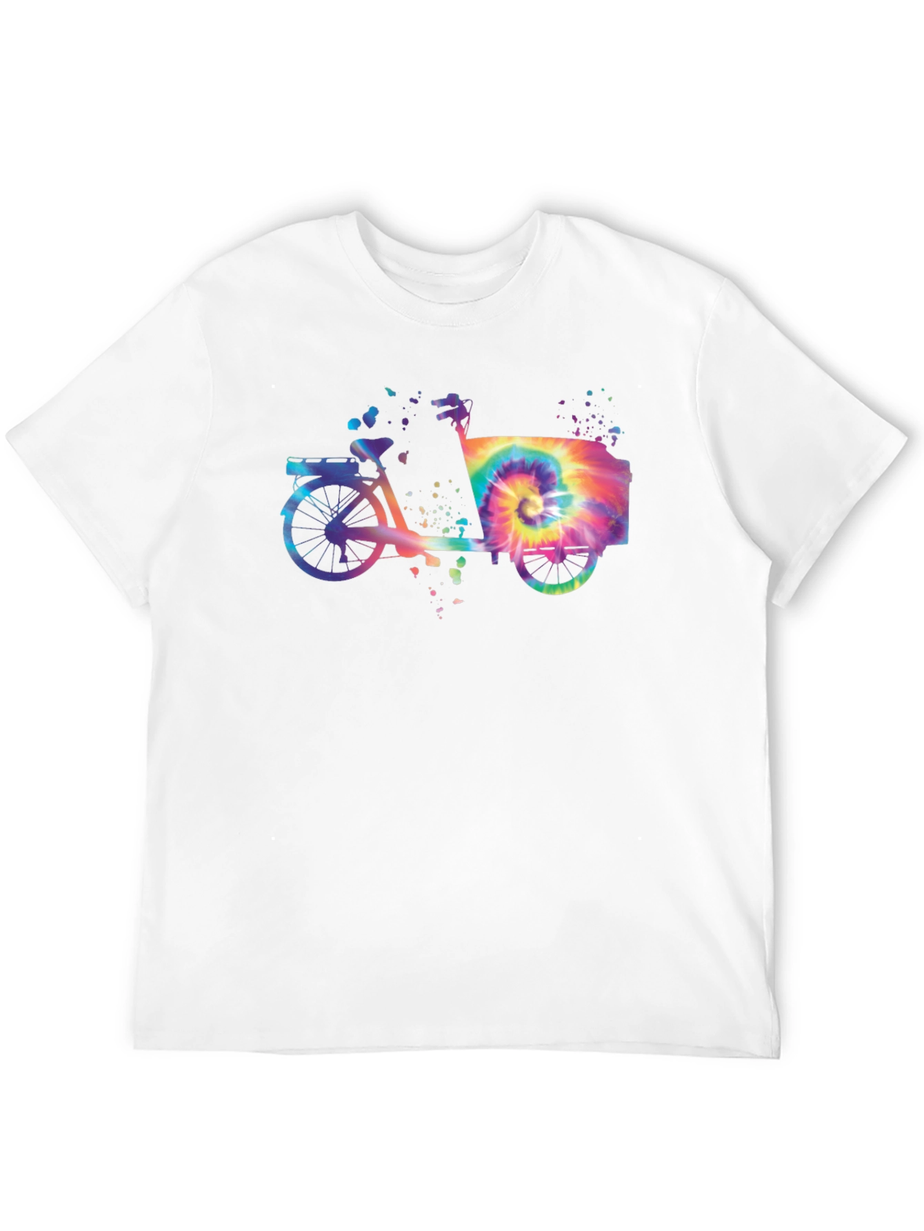 Tie-Dye Bicycle T-Shirt - Retro Ride