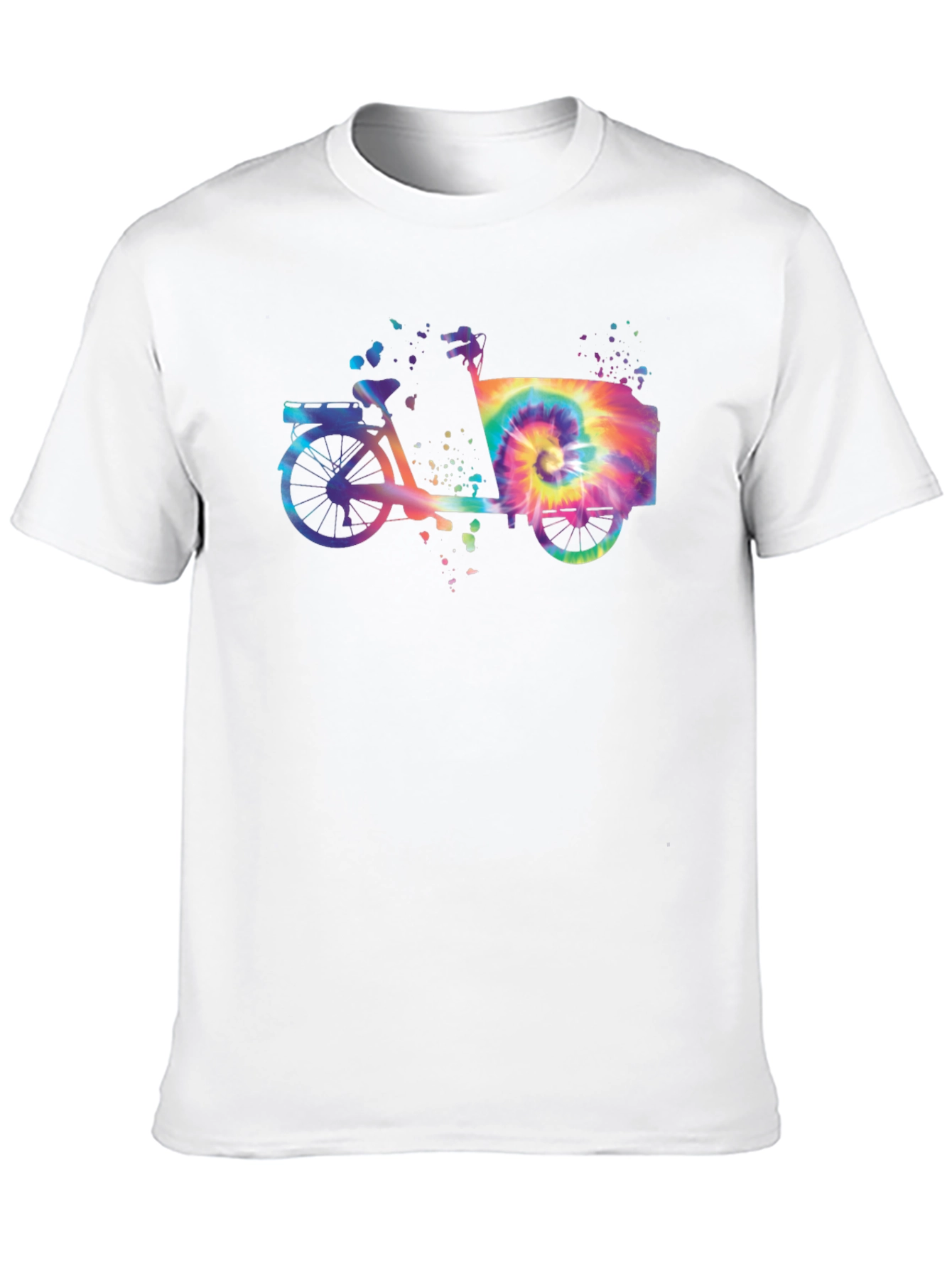 Tie-Dye Bicycle T-Shirt - Retro Ride