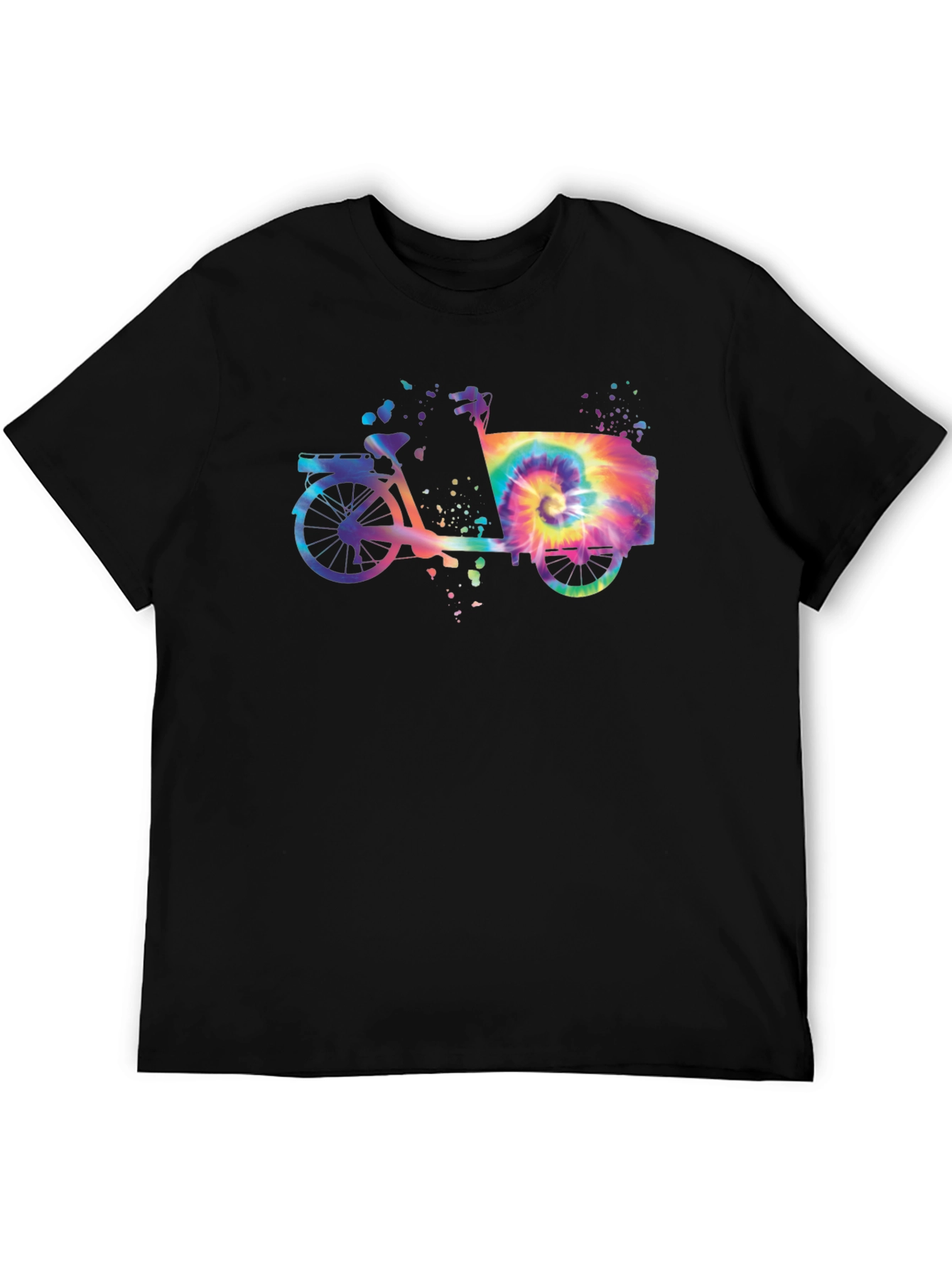 Tie-Dye Bicycle T-Shirt - Retro Ride