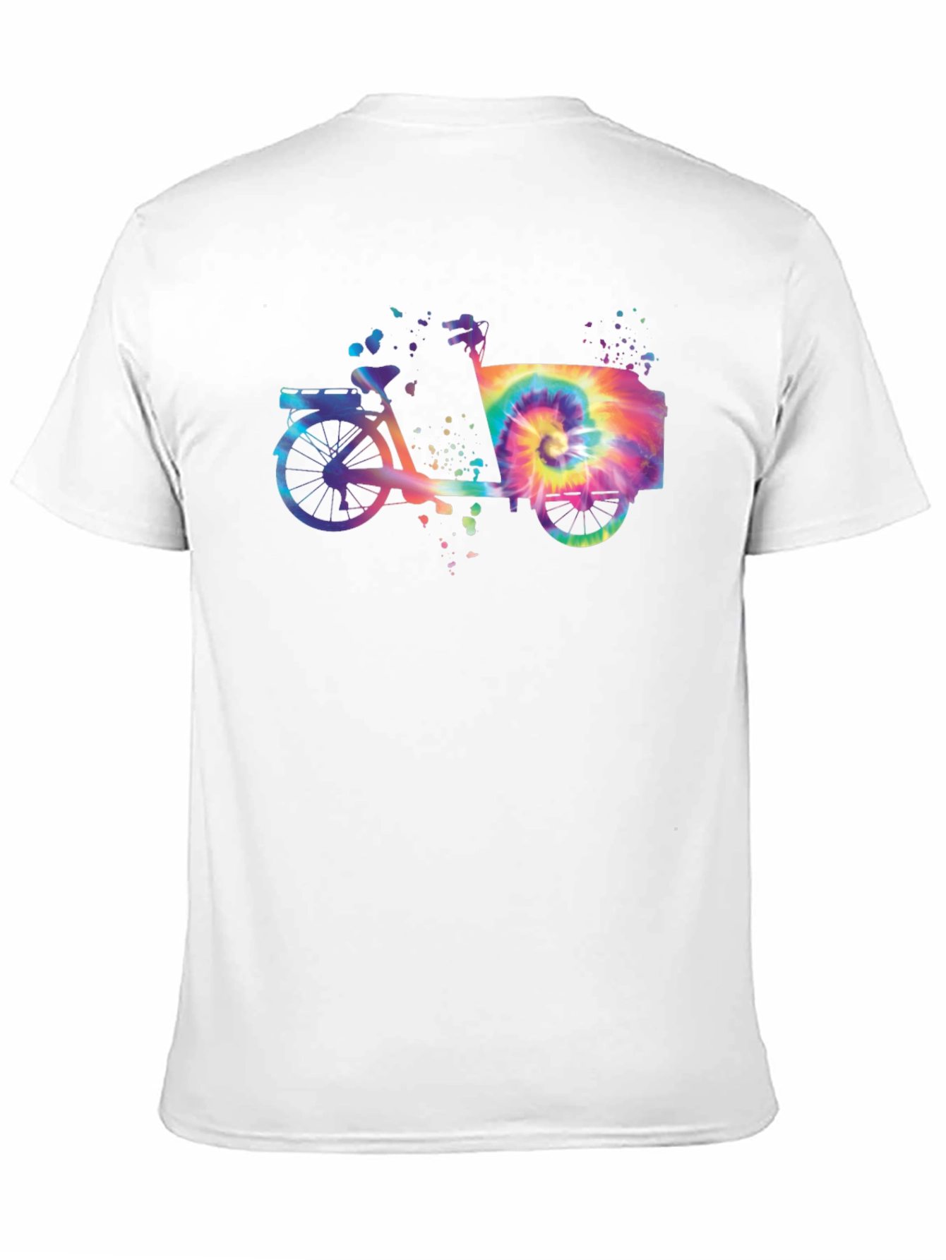 Tie-Dye Bicycle T-Shirt - Retro Ride