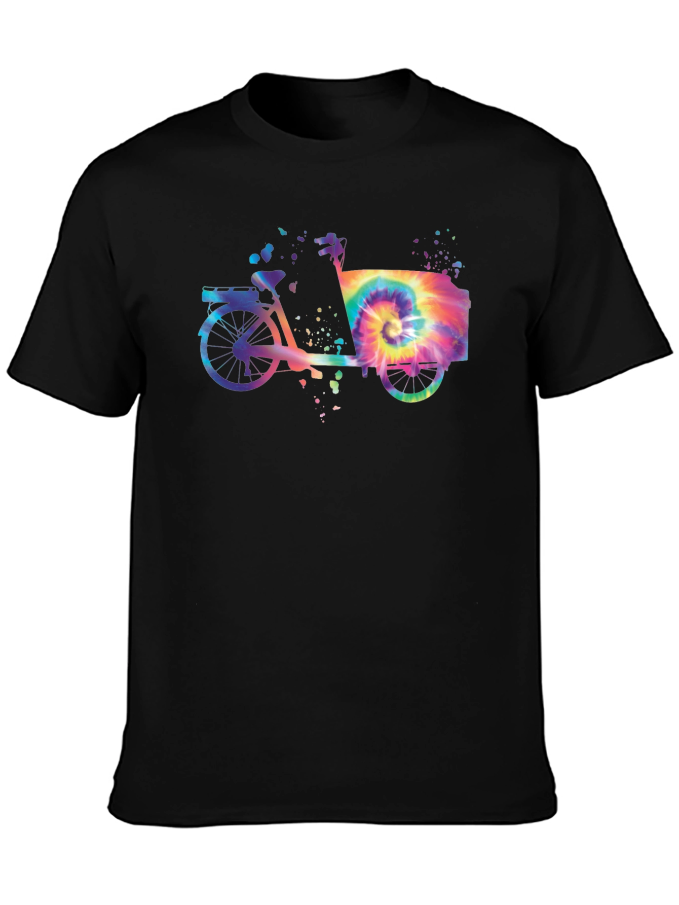 Tie-Dye Bicycle T-Shirt - Retro Ride